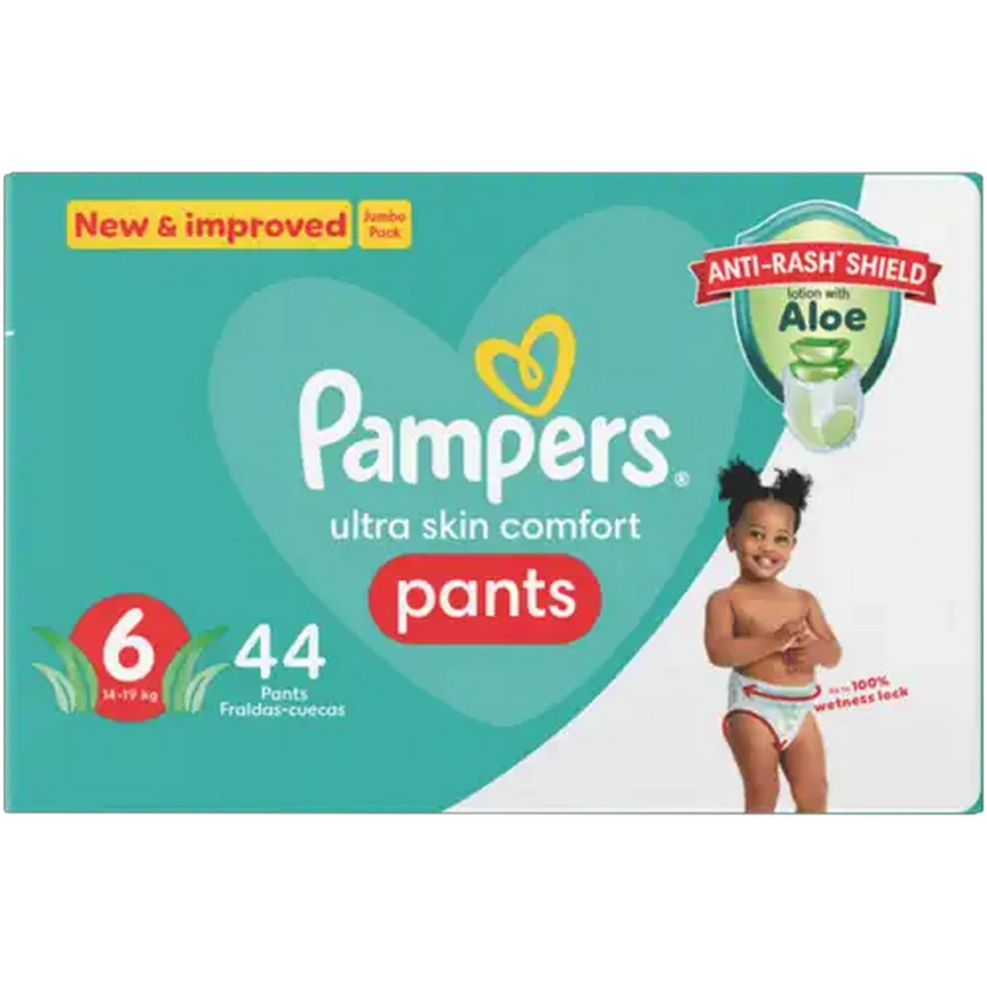 Image of Pampers Pants Active Fit Size 6 16+kg Diapers 44 Pack