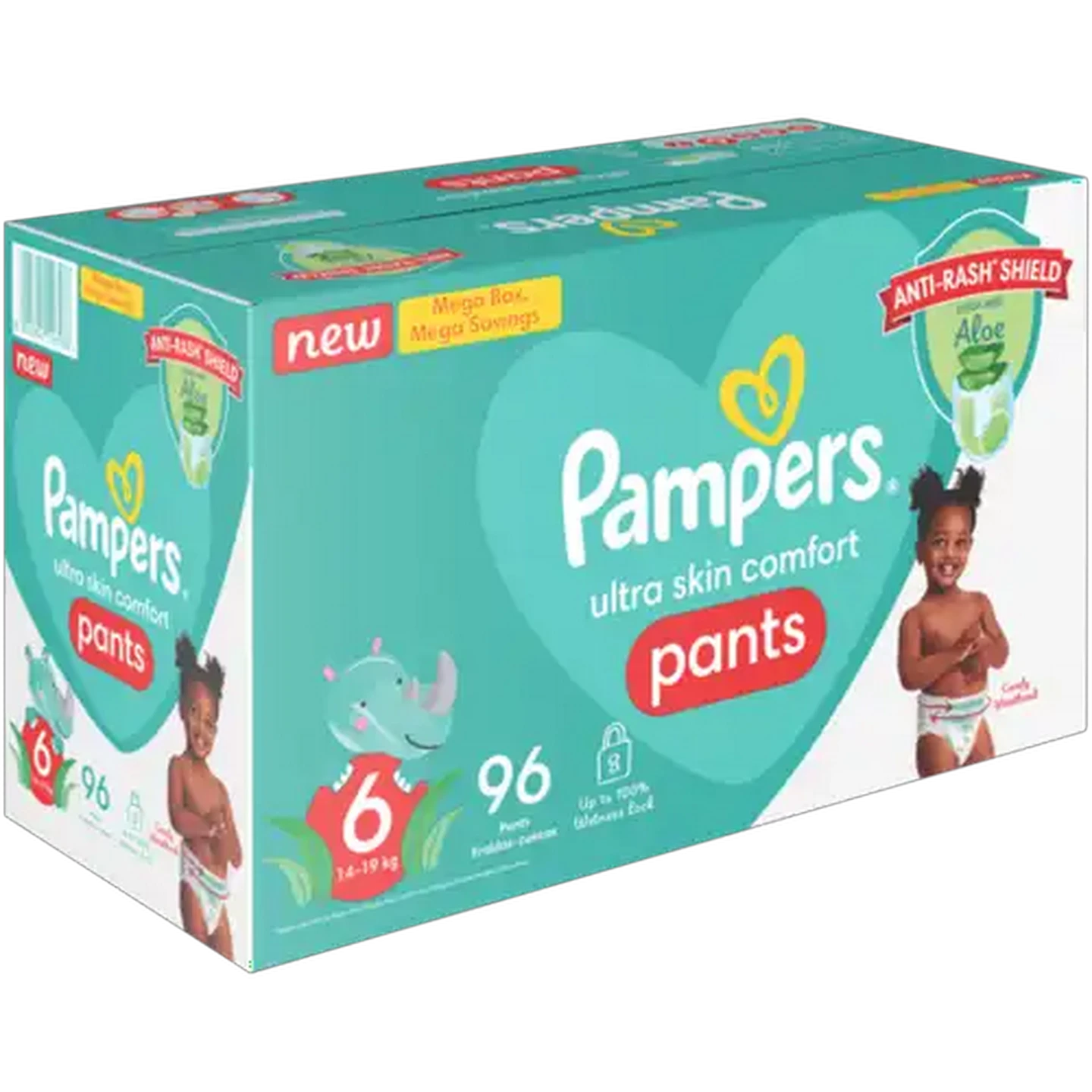 Image of Pampers Pants Active Fit Size 6 16+kg Diapers 96 Pack