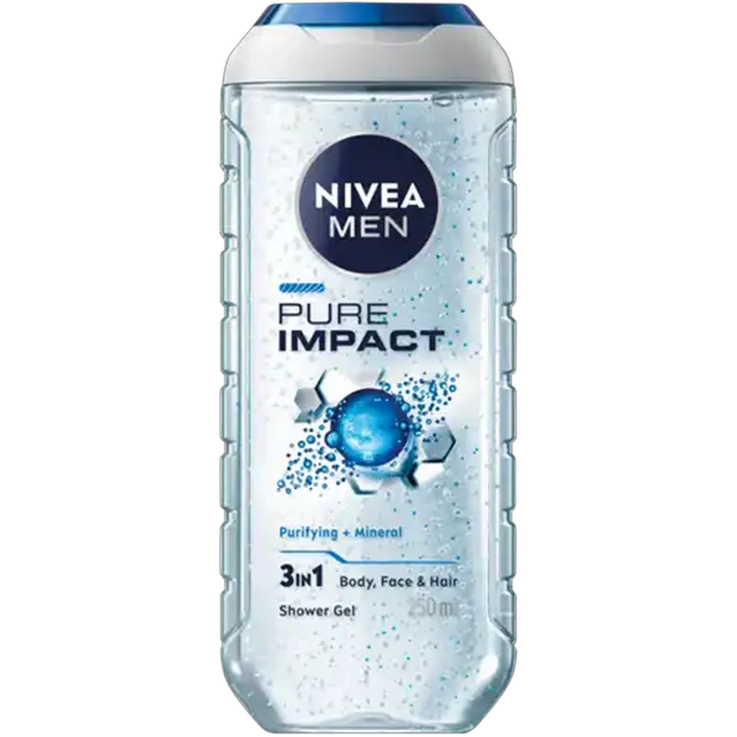 Image of NIVEA MEN Pure Impact 3-in-1 Shower Gel 250ml