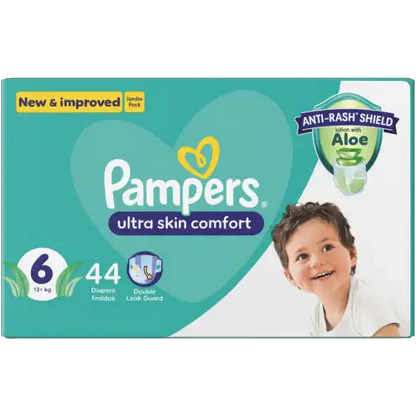 Image of Pampers Size 6 13+kg Disposable Diapers 44 Pack