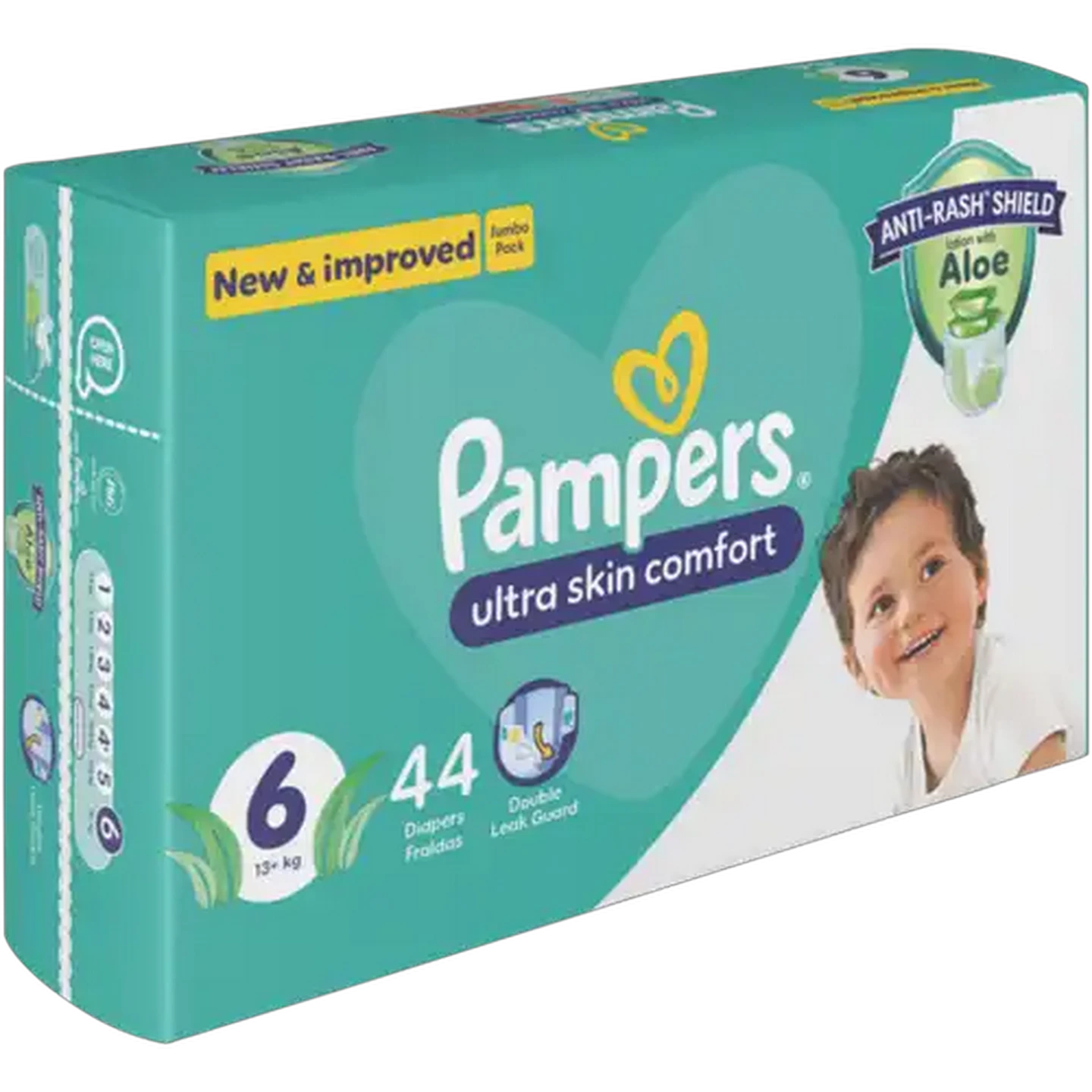 Image of Pampers Size 6 13+kg Disposable Diapers 44 Pack