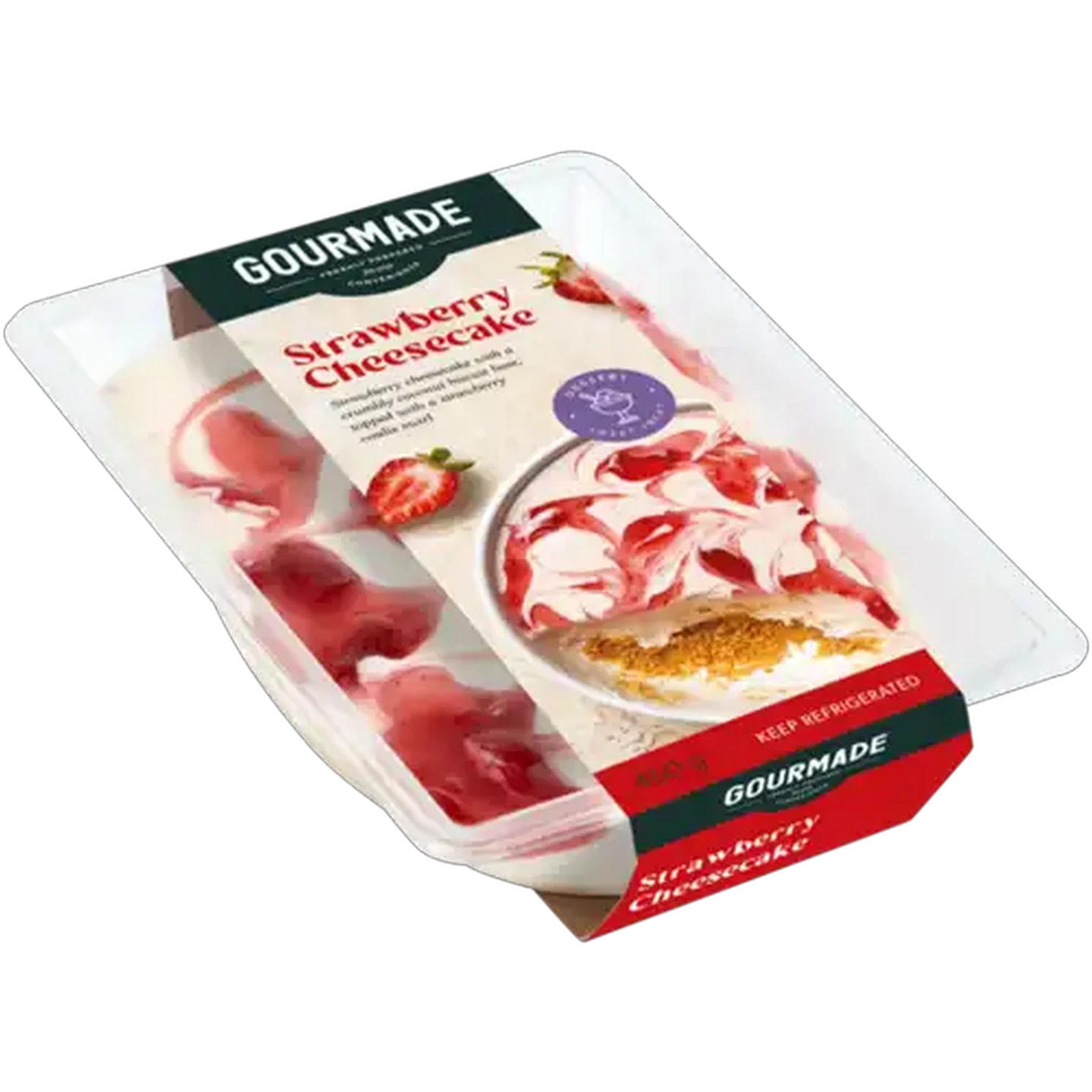 Image of Gourmade Strawberry Cheesecake 450g