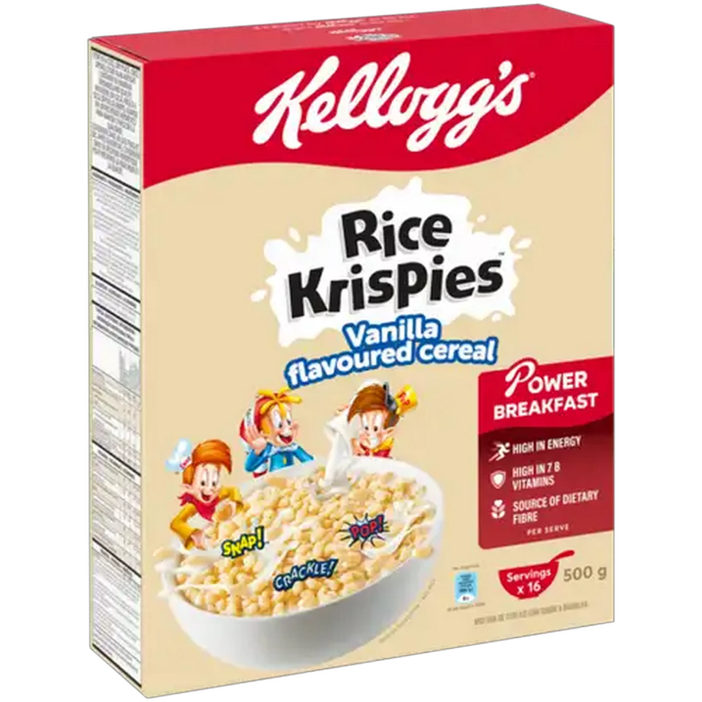 Image of Kellogg's Rice Krispies Vanilla Flavoured Cereal 500g