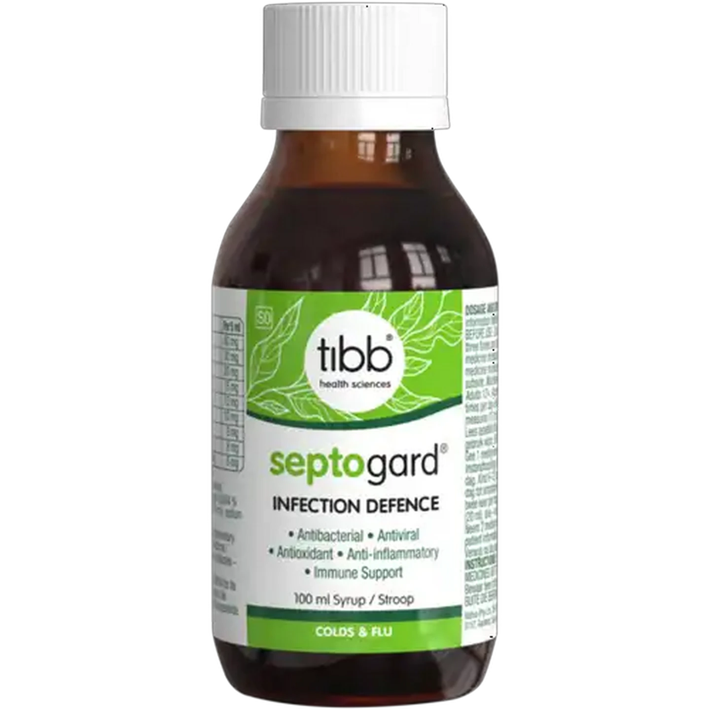 Image of Tibb Septogard Infection Defence Colds & Flu Syrup 100ml