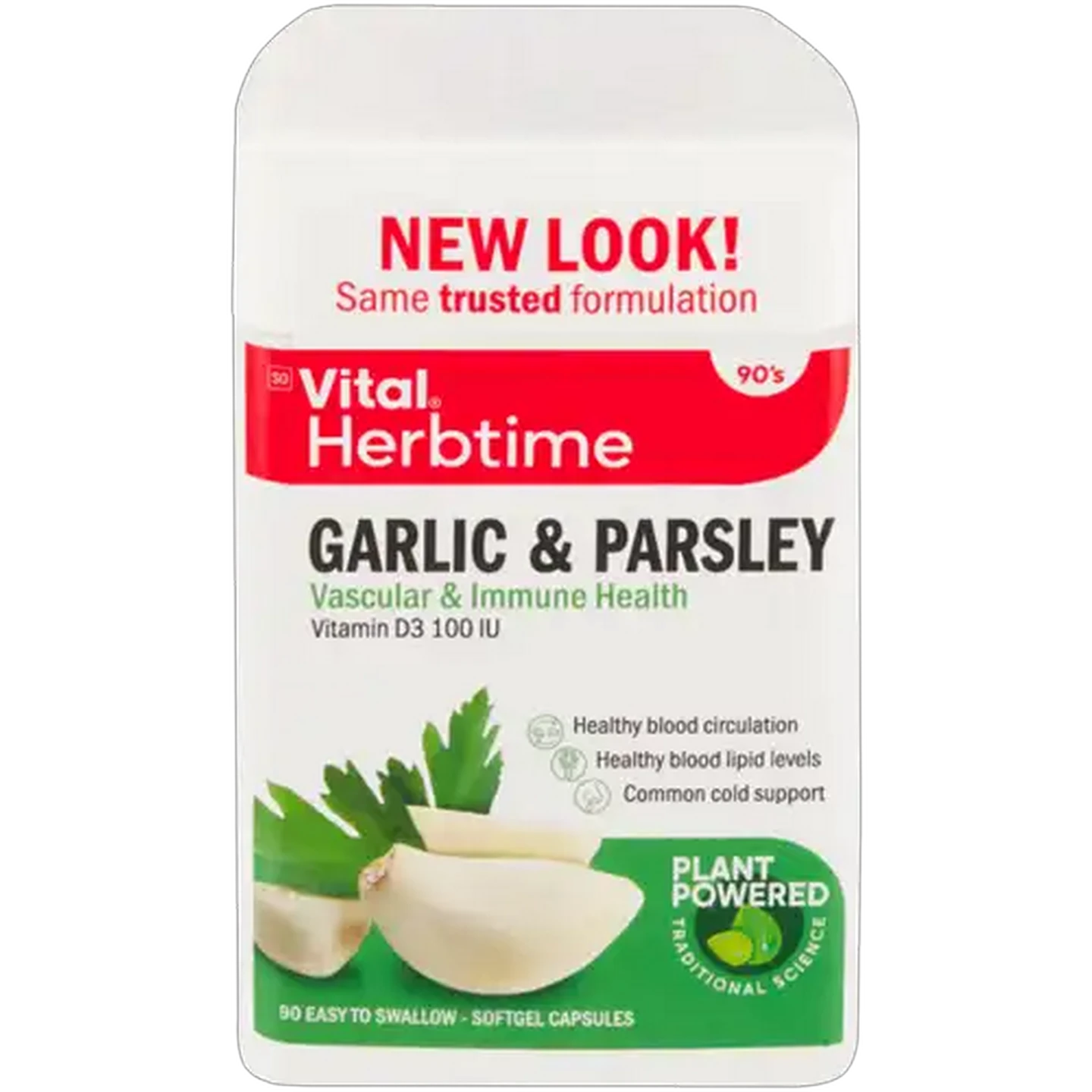 Image of Vital Garlic & Parsley Flavoured Capsules 100 Pack