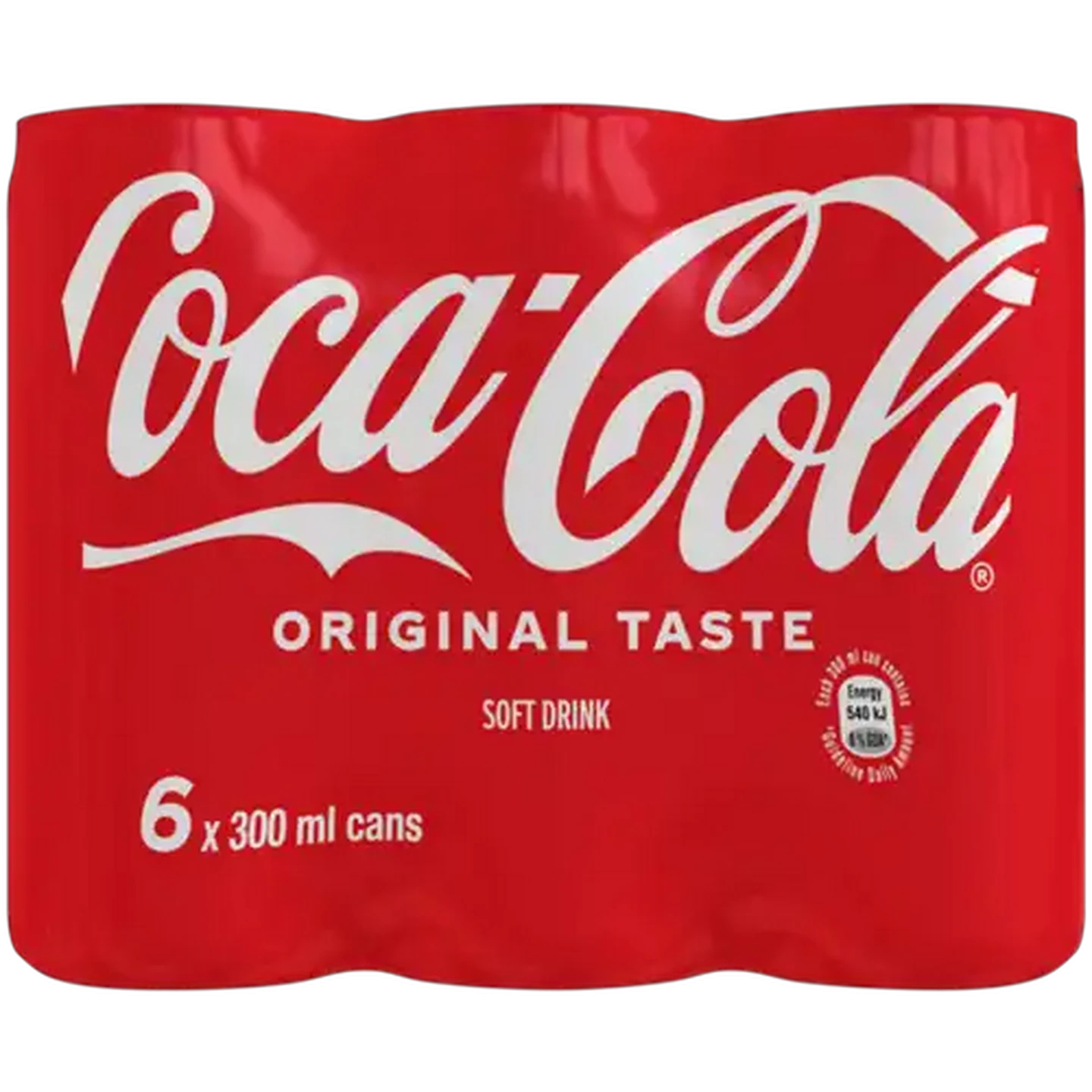Image of Coca-Cola Original Taste Soft Drink 6 x 300ml