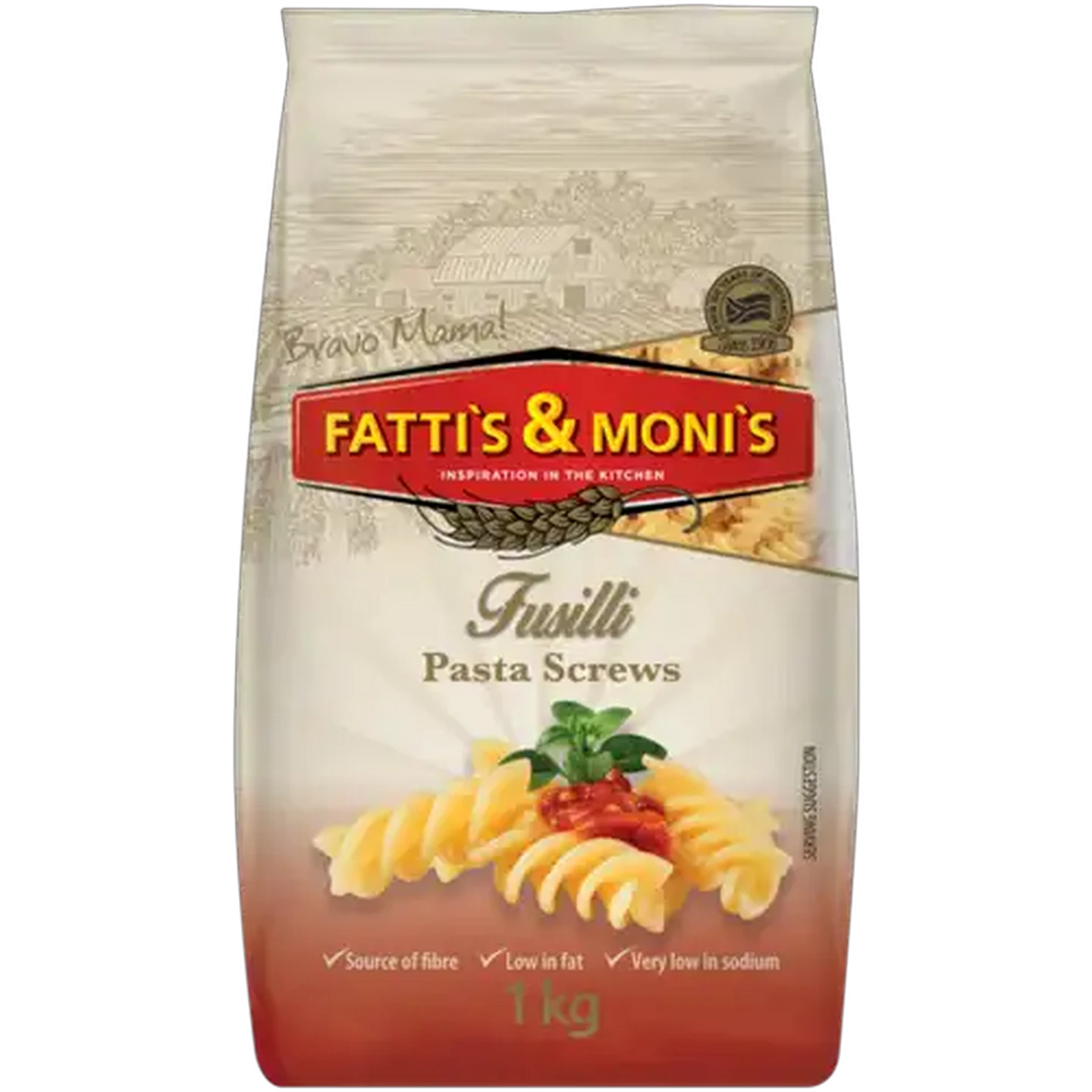 Image of Fatti's & Moni's Fusilli Pasta Screws 1kg