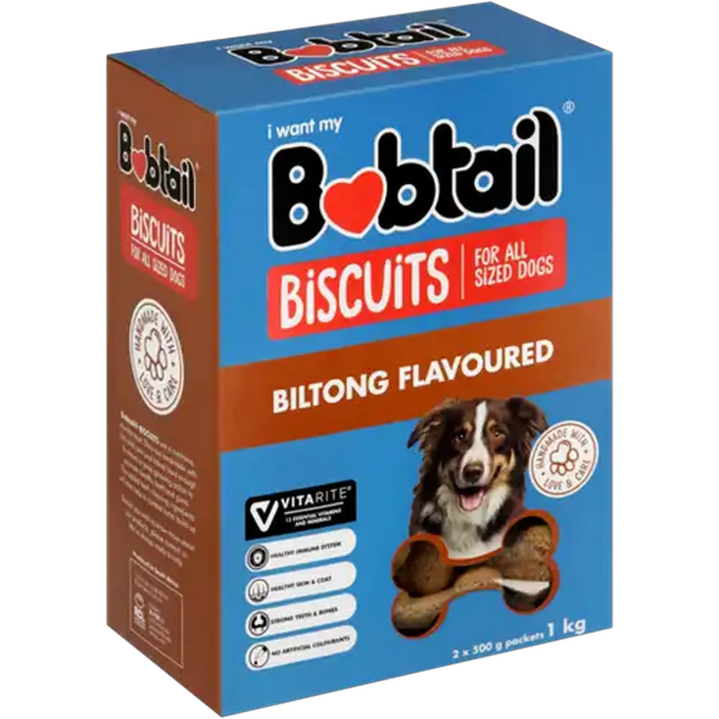 Image of Bobtail Biltong Flavoured Dog Biscuits 1kg