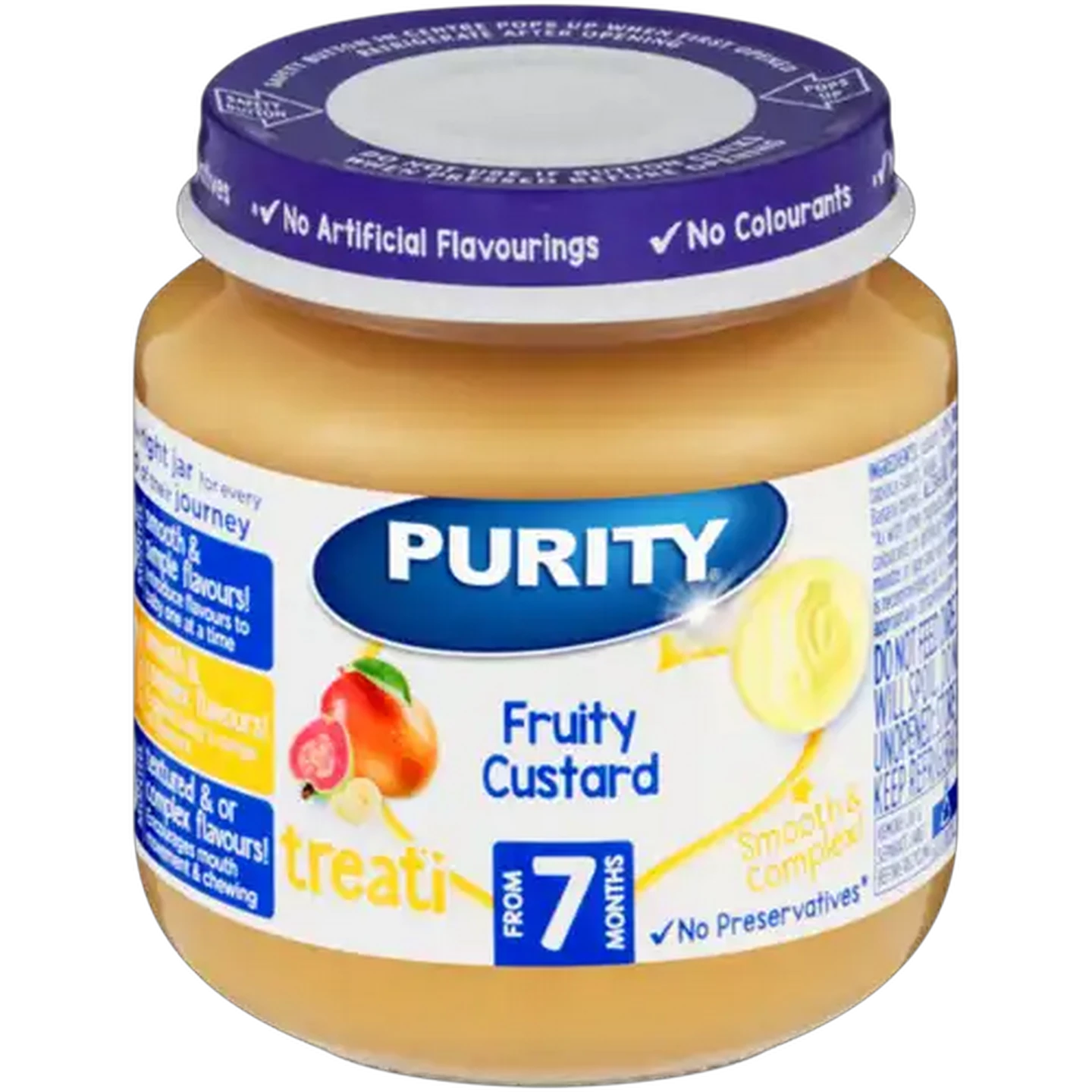 Image of PURITY From 7 Months Fruity Custard Treati 125ml