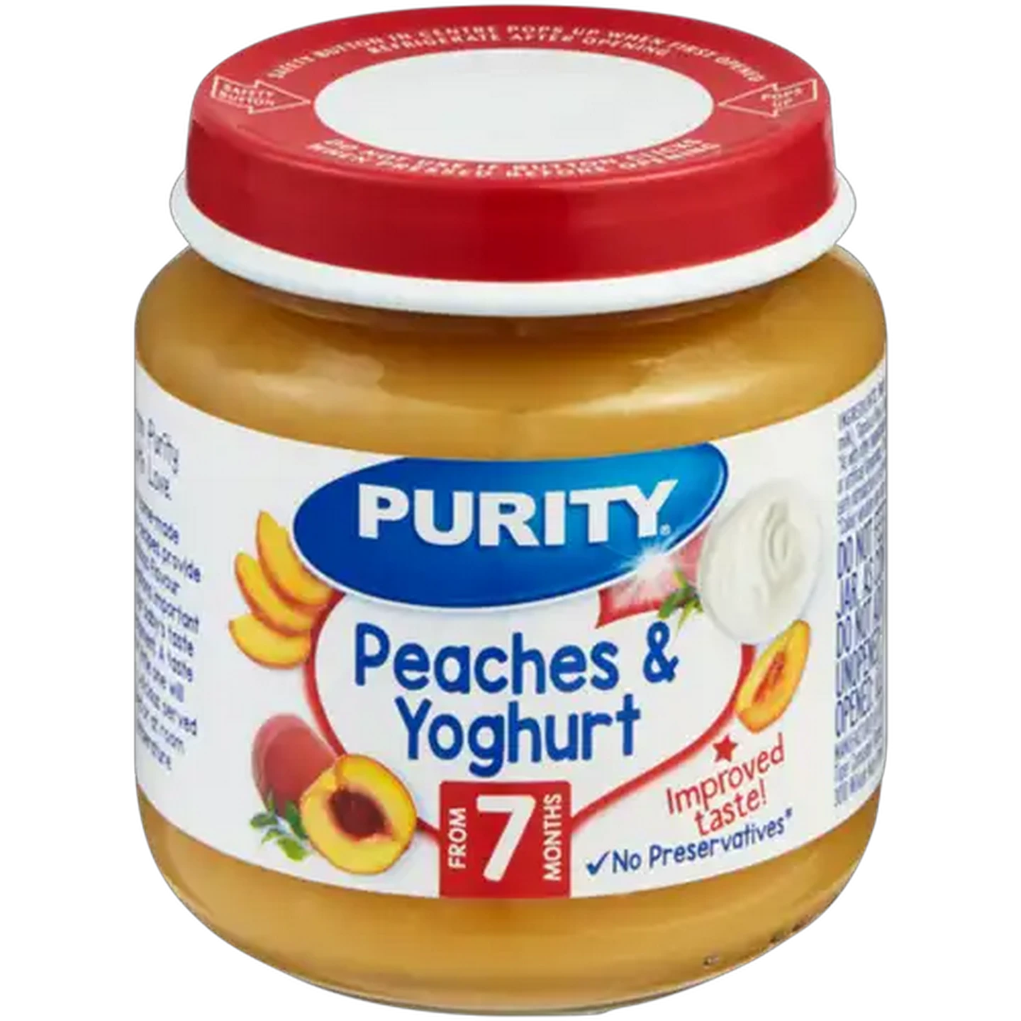 Image of PURITY From 7 Months Peaches & Yoghurt Yogi 125ml