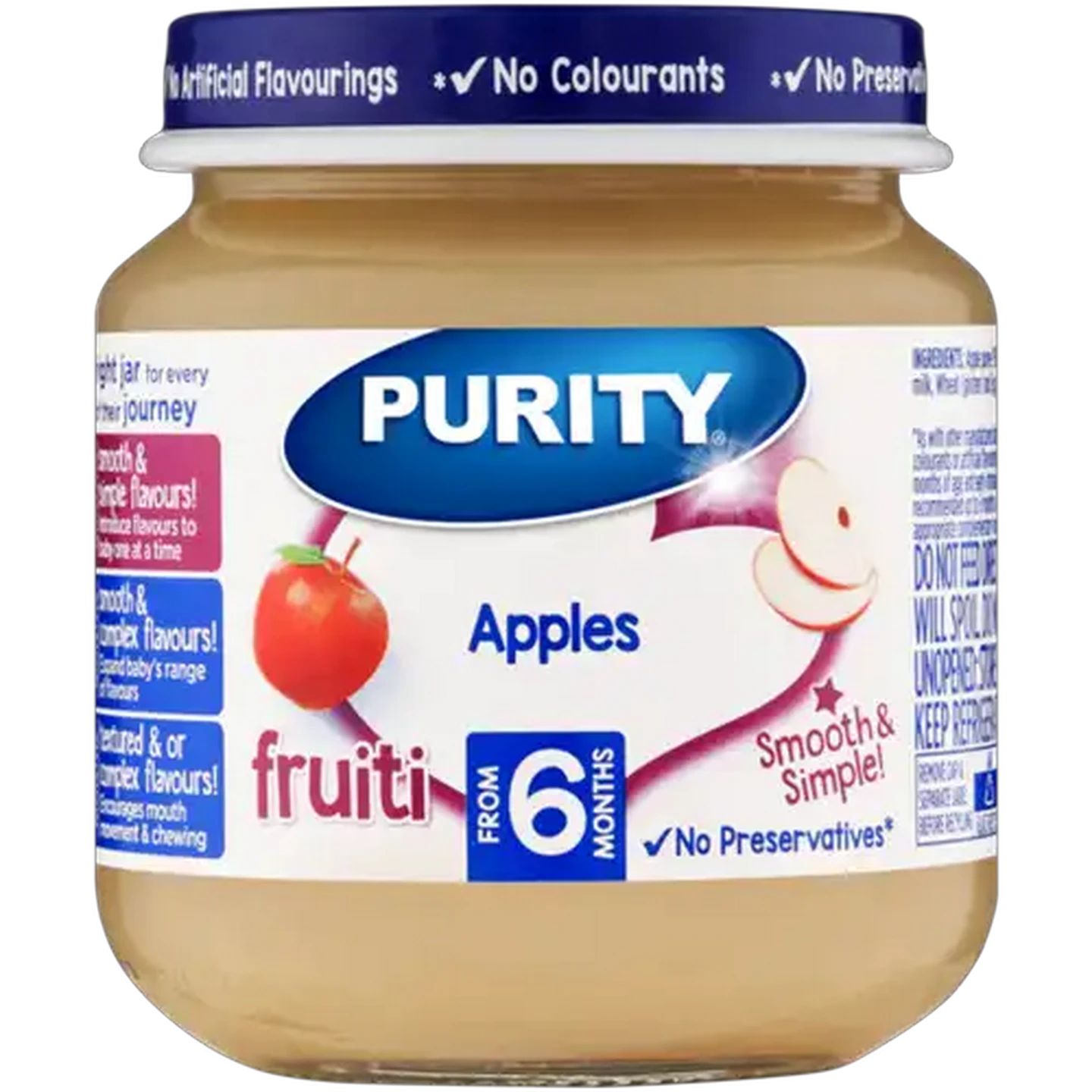 Image of PURITY From 6 Months Apple Fruiti 125ml
