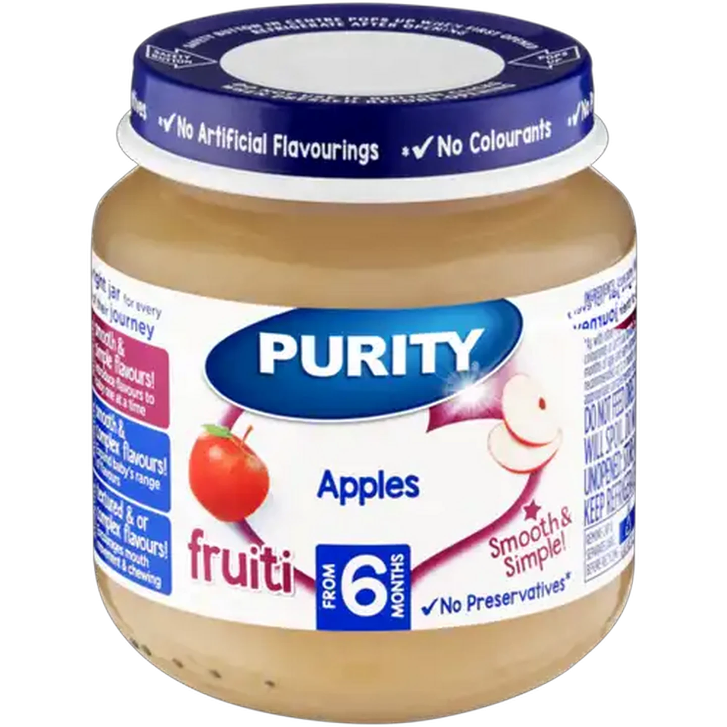 Image of PURITY From 6 Months Apple Fruiti 125ml