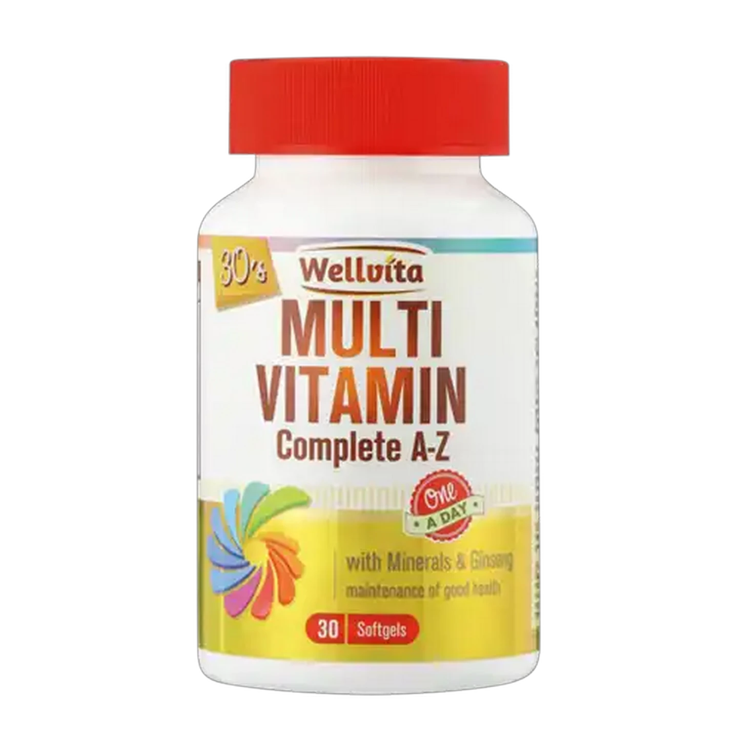 Image of Wellvita Multivitamin Complete A-Z Softgels 30 Pack