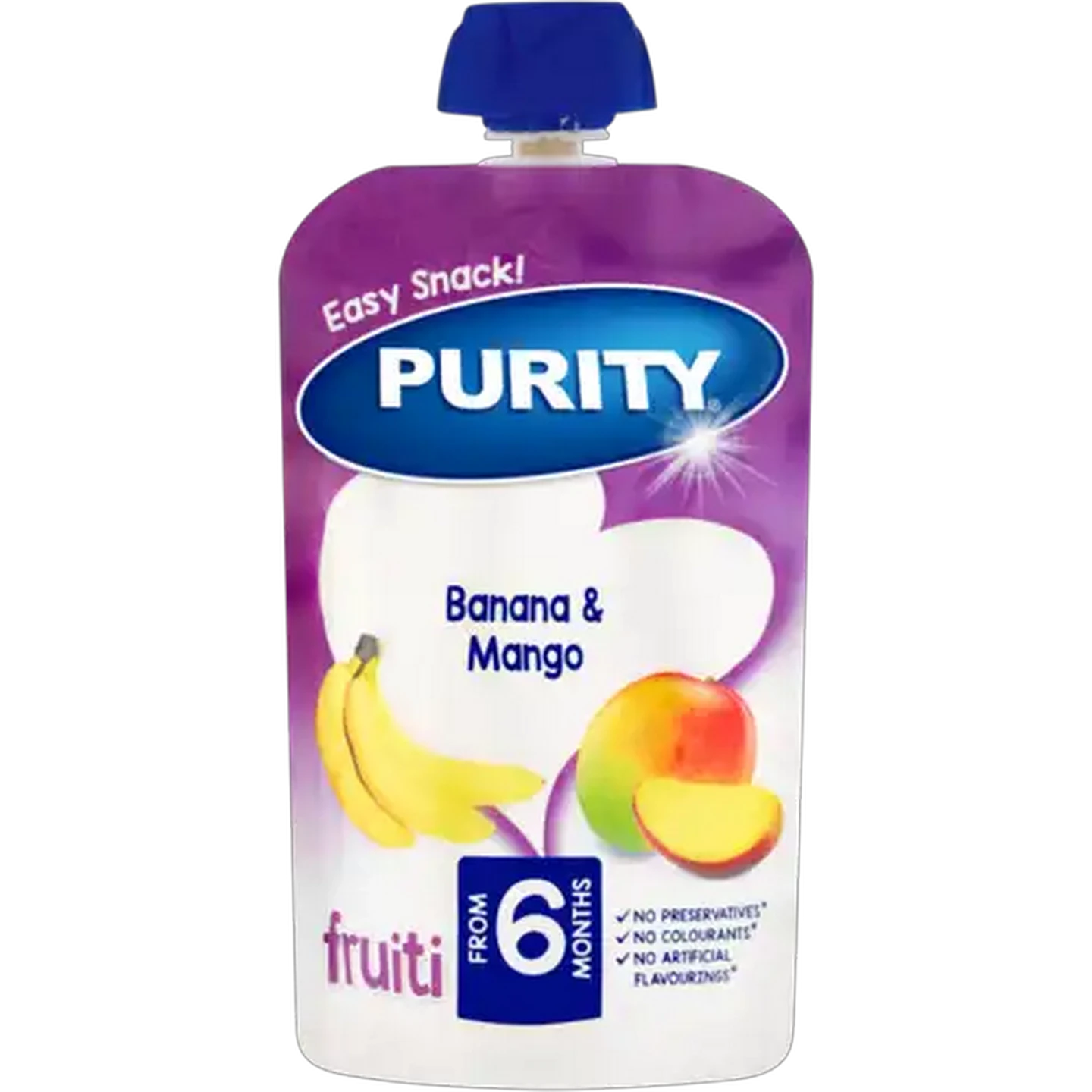 Image of PURITY From 6 Months Banana & Mango Fruiti 110ml