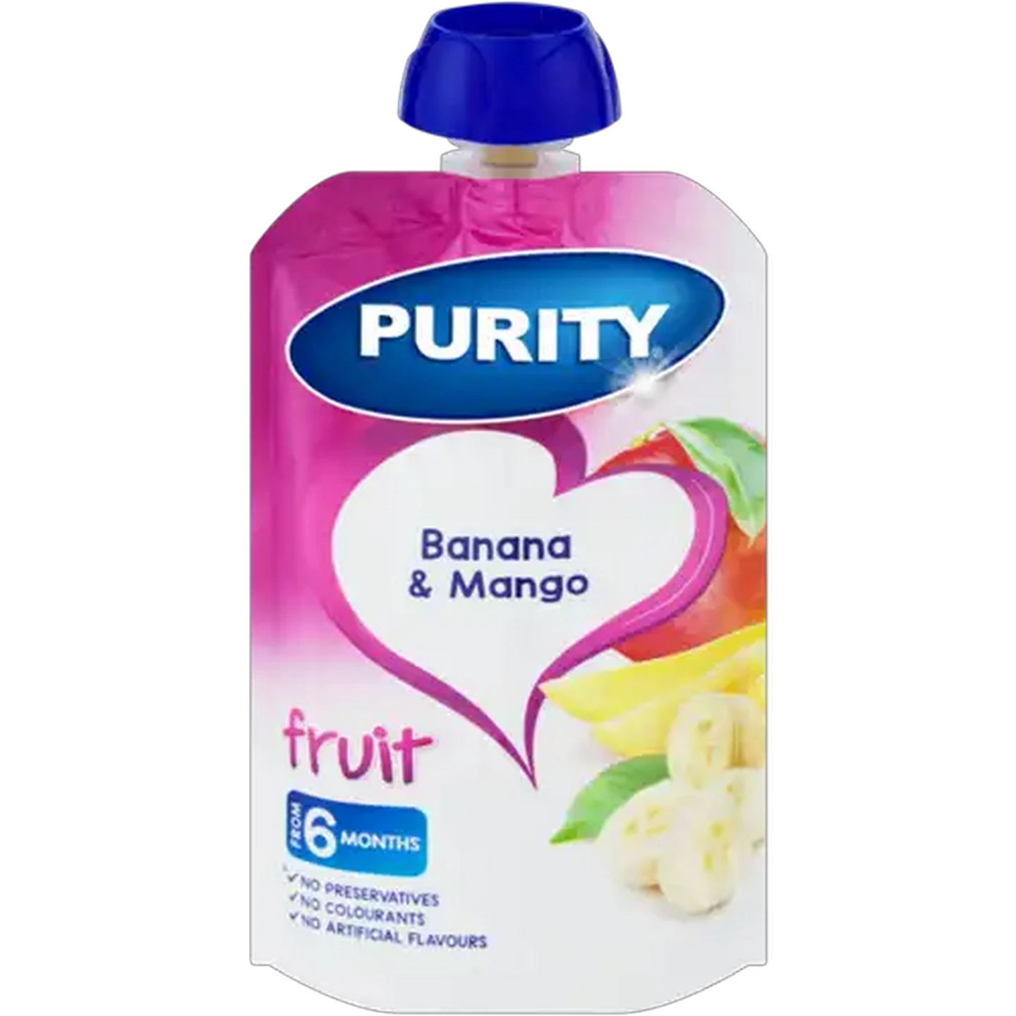 Image of PURITY From 6 Months Banana & Mango Fruiti 110ml