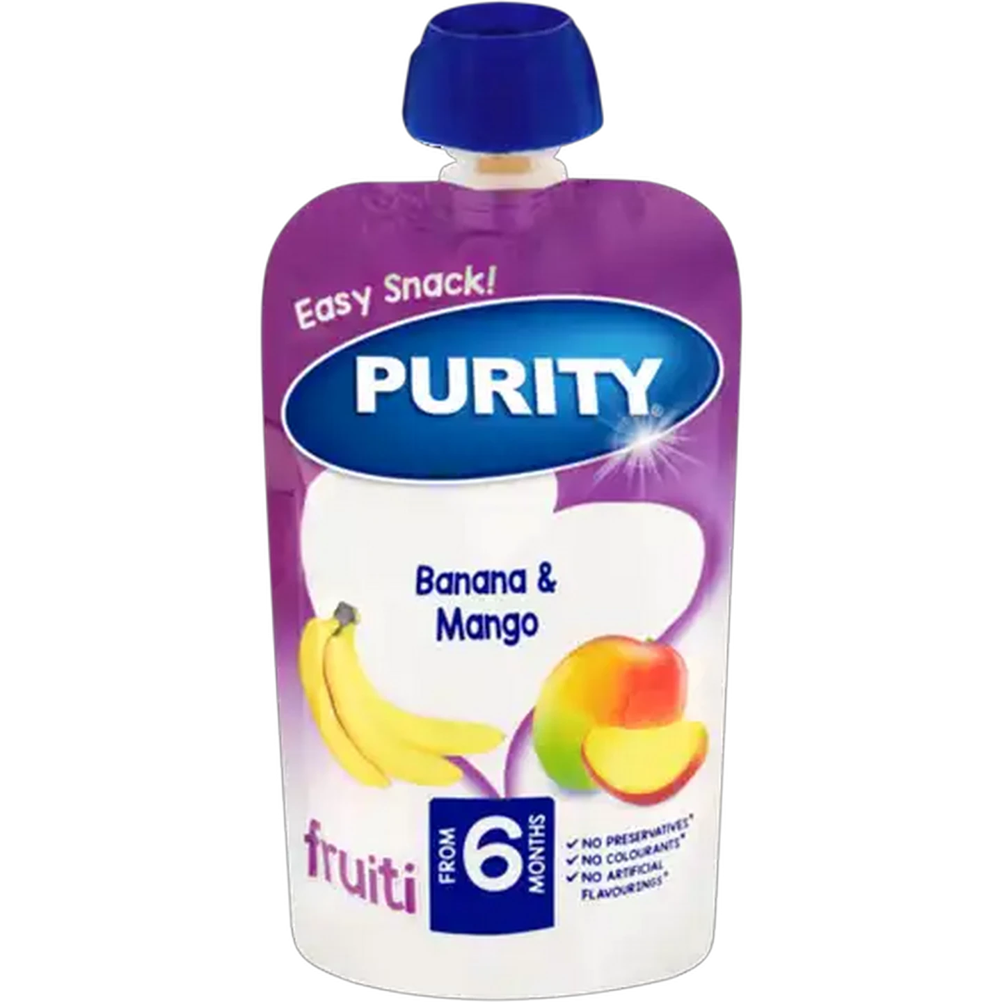 Image of PURITY From 6 Months Banana & Mango Fruiti 110ml