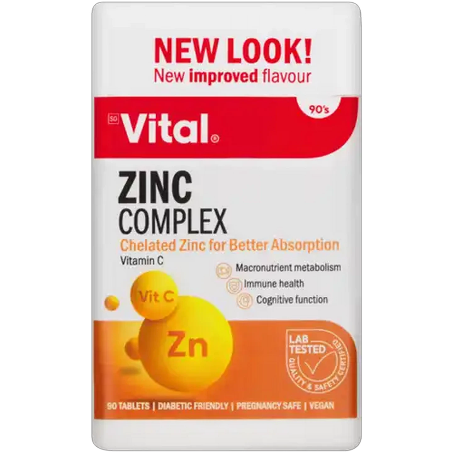 Image of Vital Zinc Complex Tablets 90 Pack