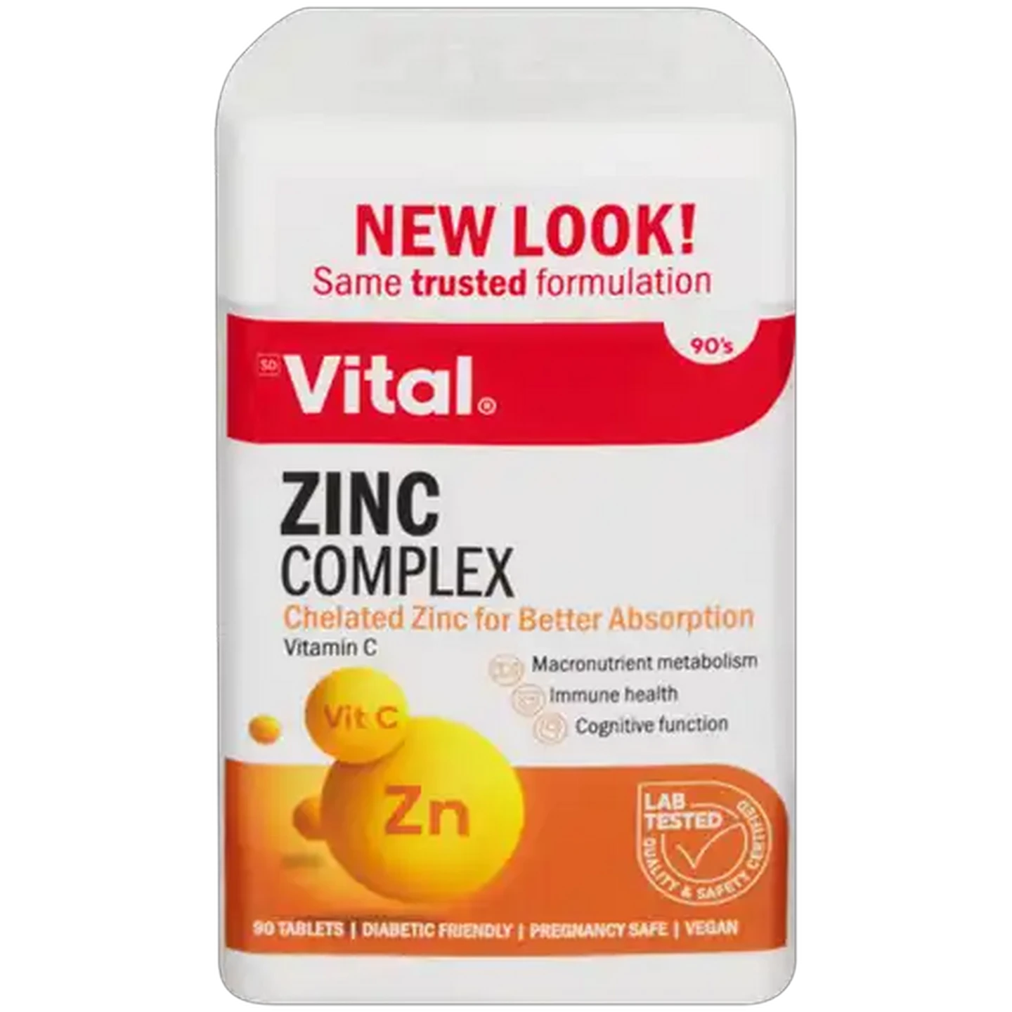 Image of Vital Zinc Complex Tablets 90 Pack