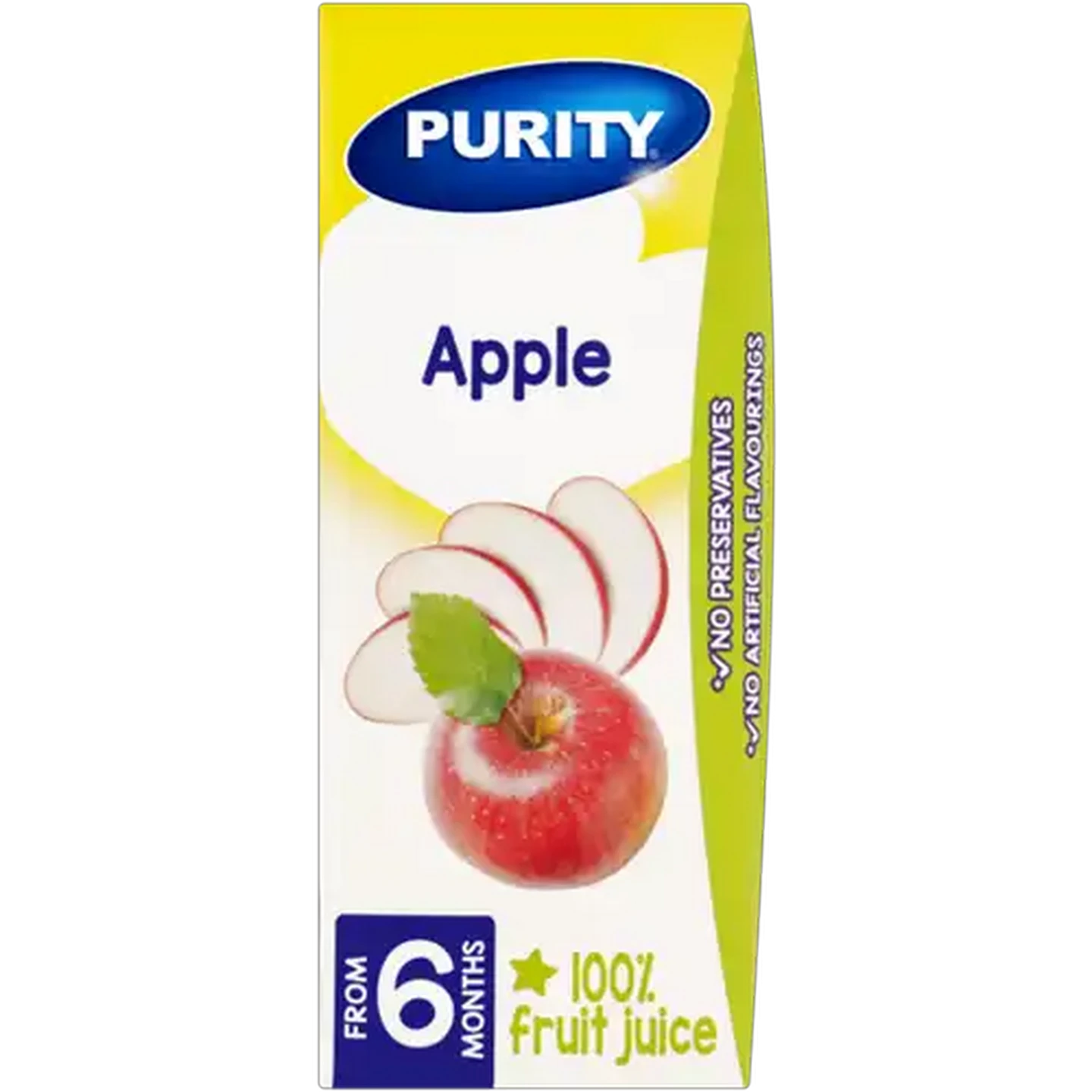 Image of PURITY From 6 Months 100% Apple Fruit Juice 200ml