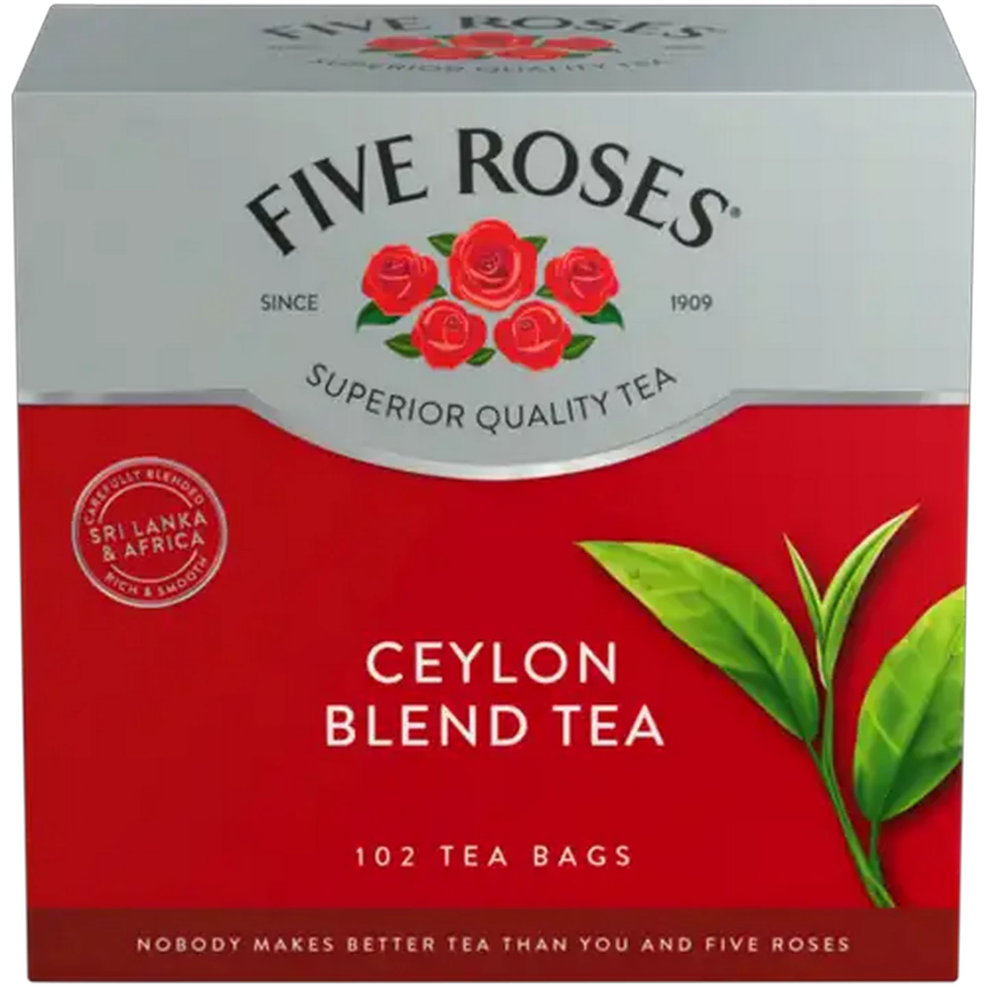 Image of Five Roses Ceylon Blend Tagless Tea Bags 102 Pack