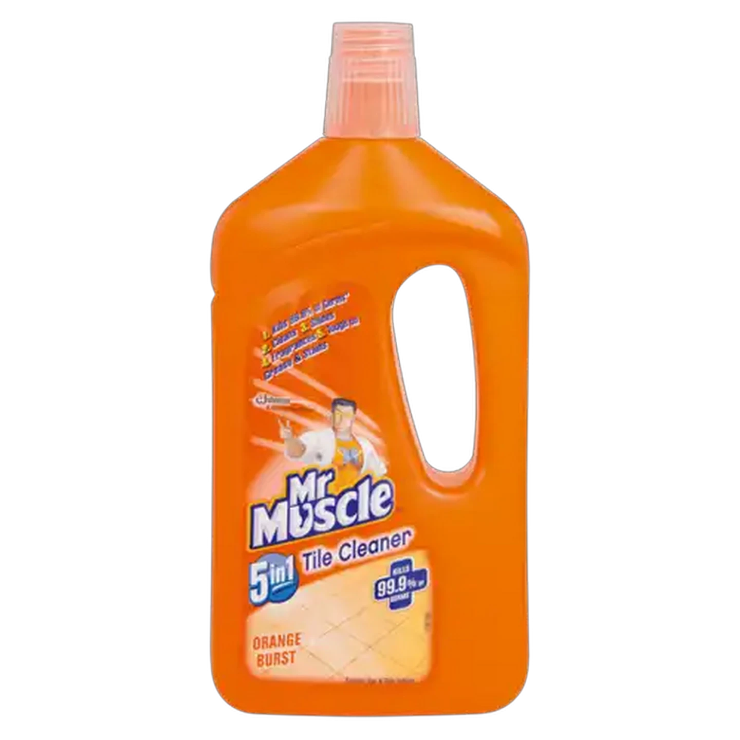 Image of Mr Muscle Orange Burst 5-In-1 Tile Cleaner 750ml