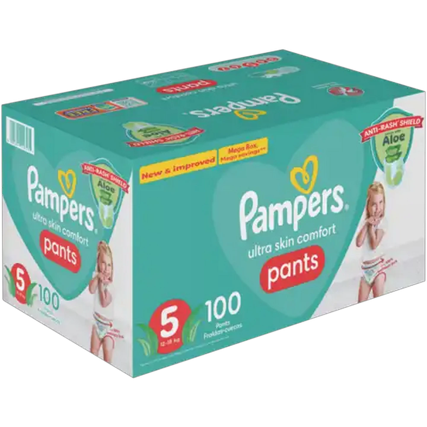 Image of Pampers Pants Active Fit Size 5 12-18kg Diapers 100 Pack