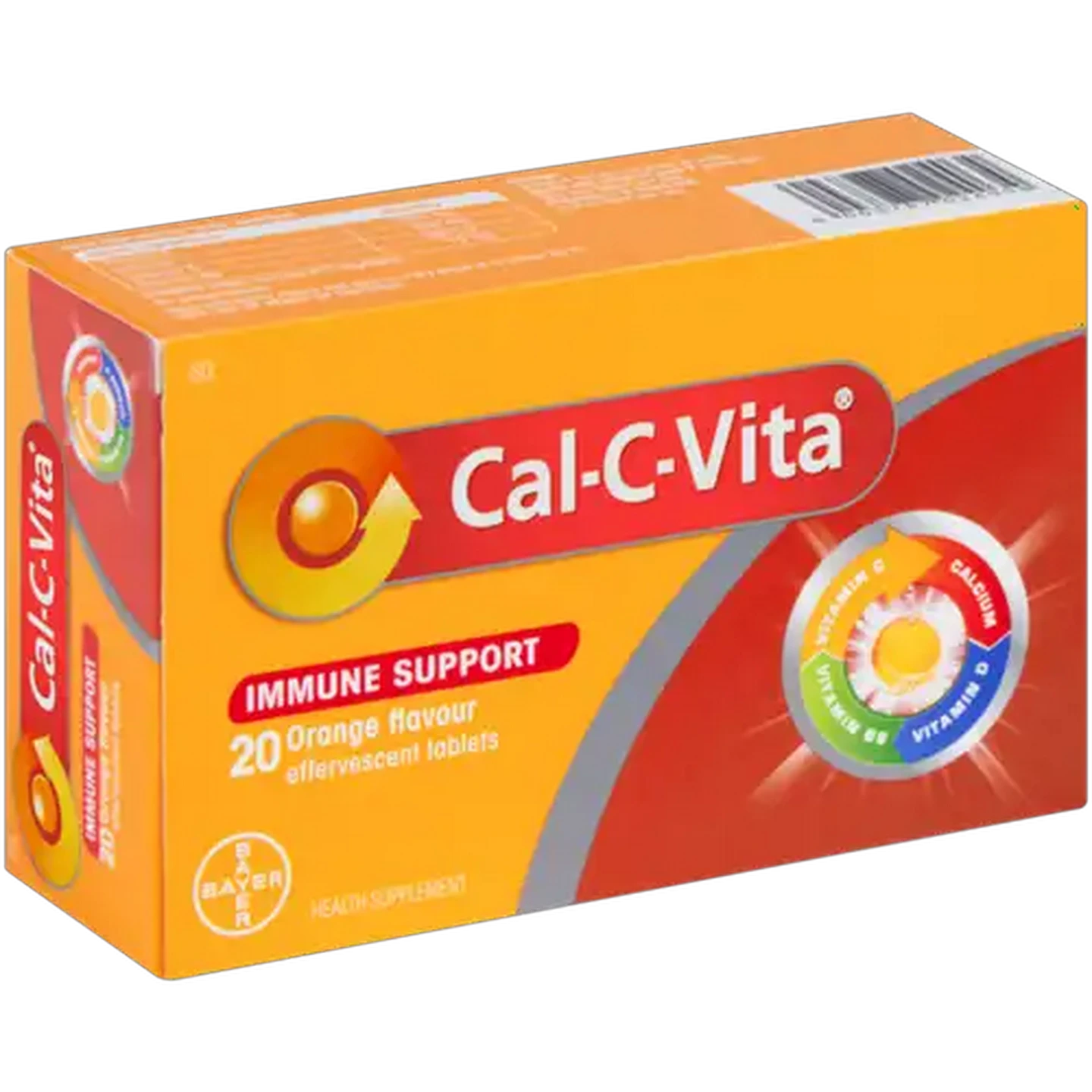 Image of Cal-C-Vita Orange Flavour Immune Support Effervescent Tablets 20 Pack
