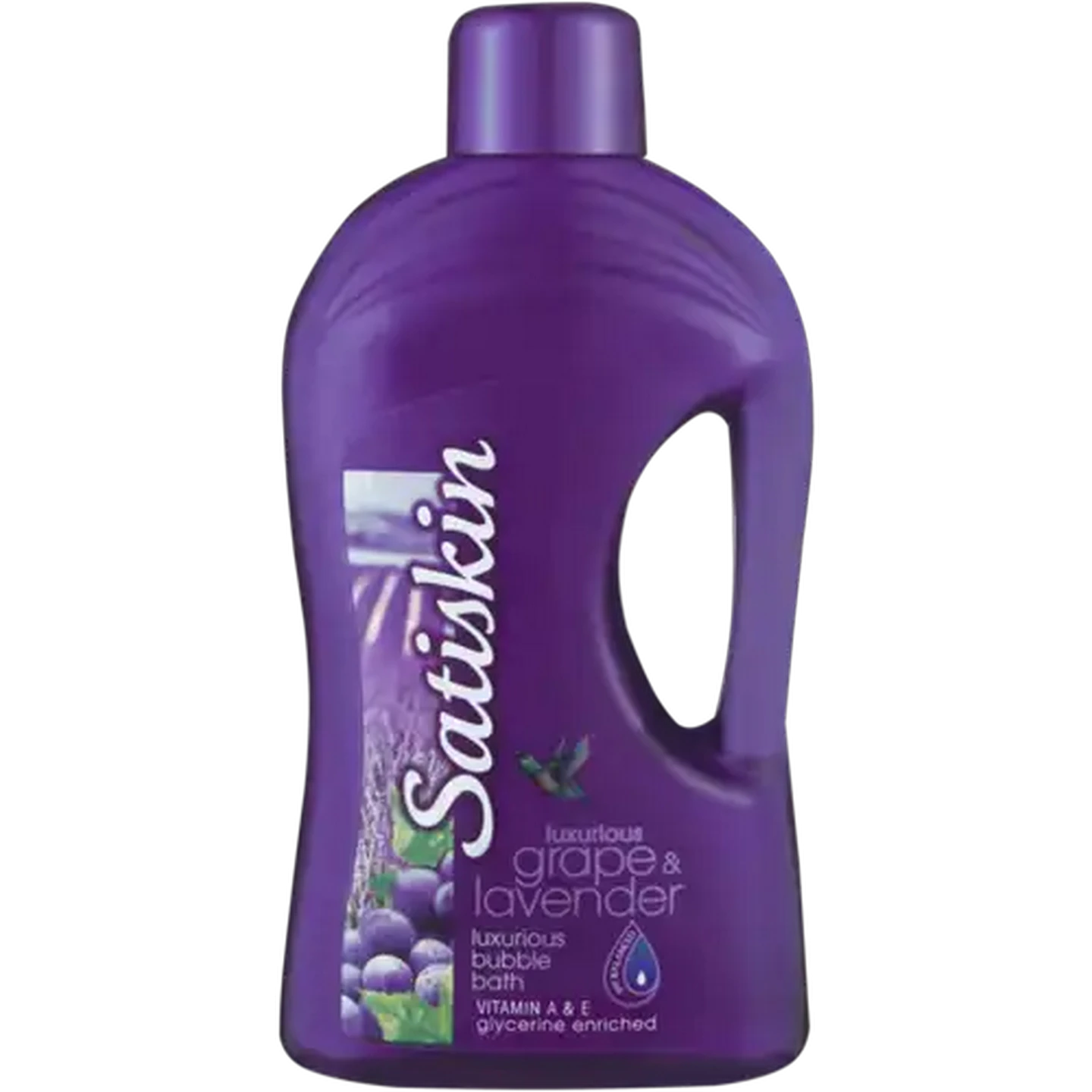 Image of Satiskin Grape & Lavender Bubble Bath 2L