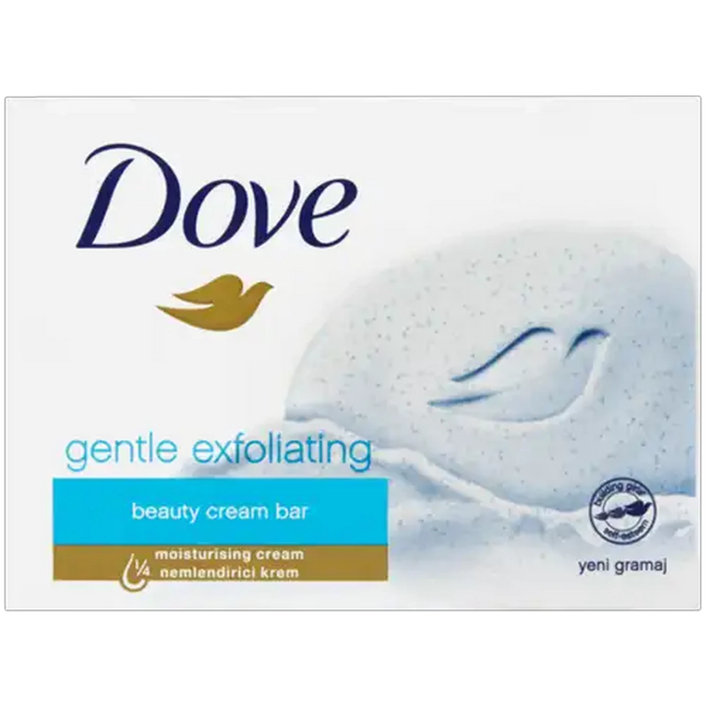 Image of Dove Gentle Exfoliating Beauty Cream Bar Soap 90g