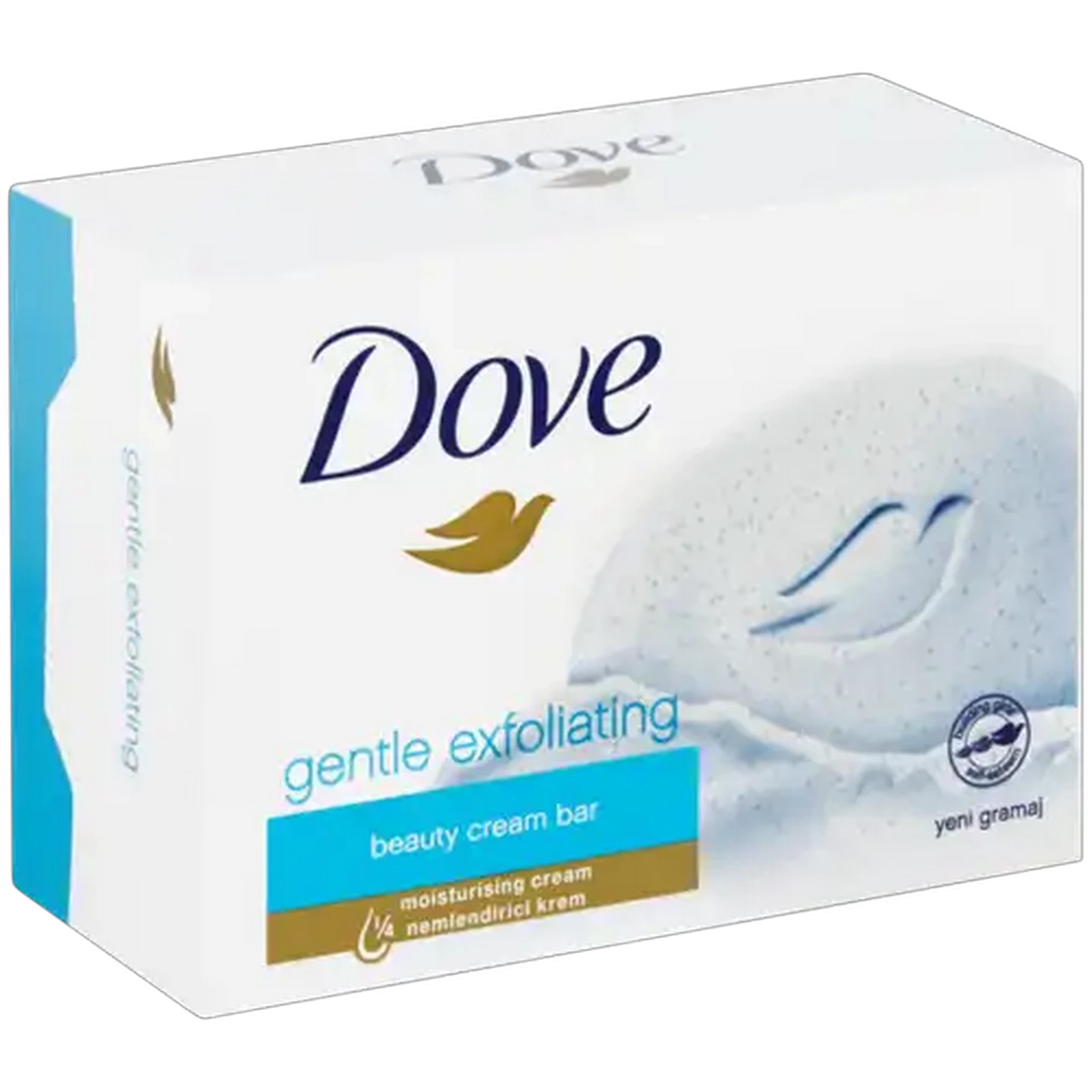 Image of Dove Gentle Exfoliating Beauty Cream Bar Soap 90g