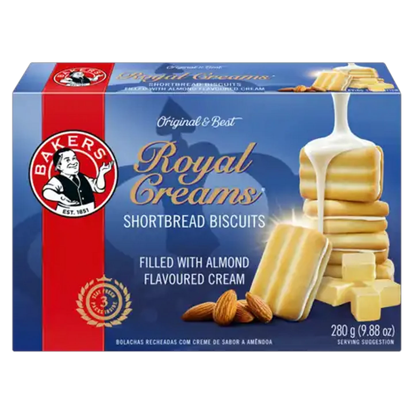 Image of Bakers Royal Creams Shortbread Biscuits 280g