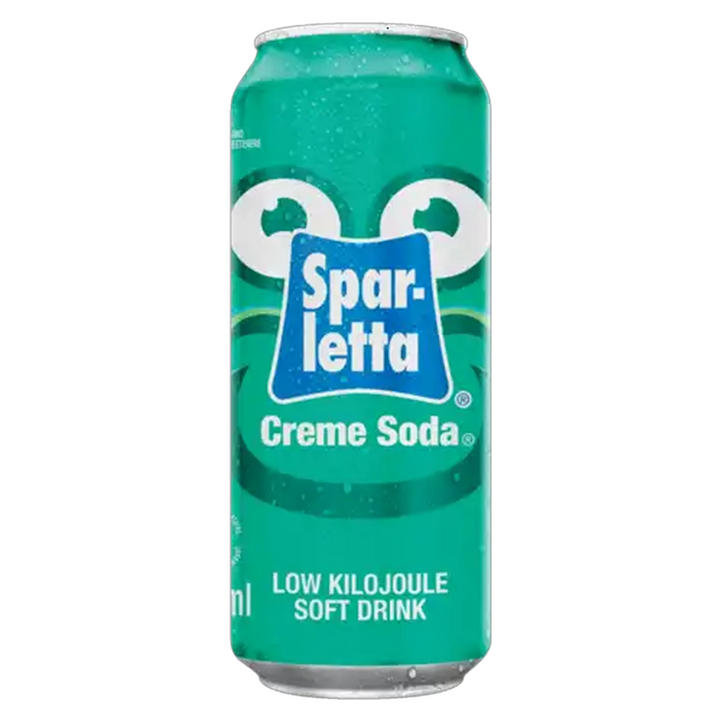 Image of Sparletta Creme Soda Flavoured Low Kilojoule Soft Drink Can 300ml