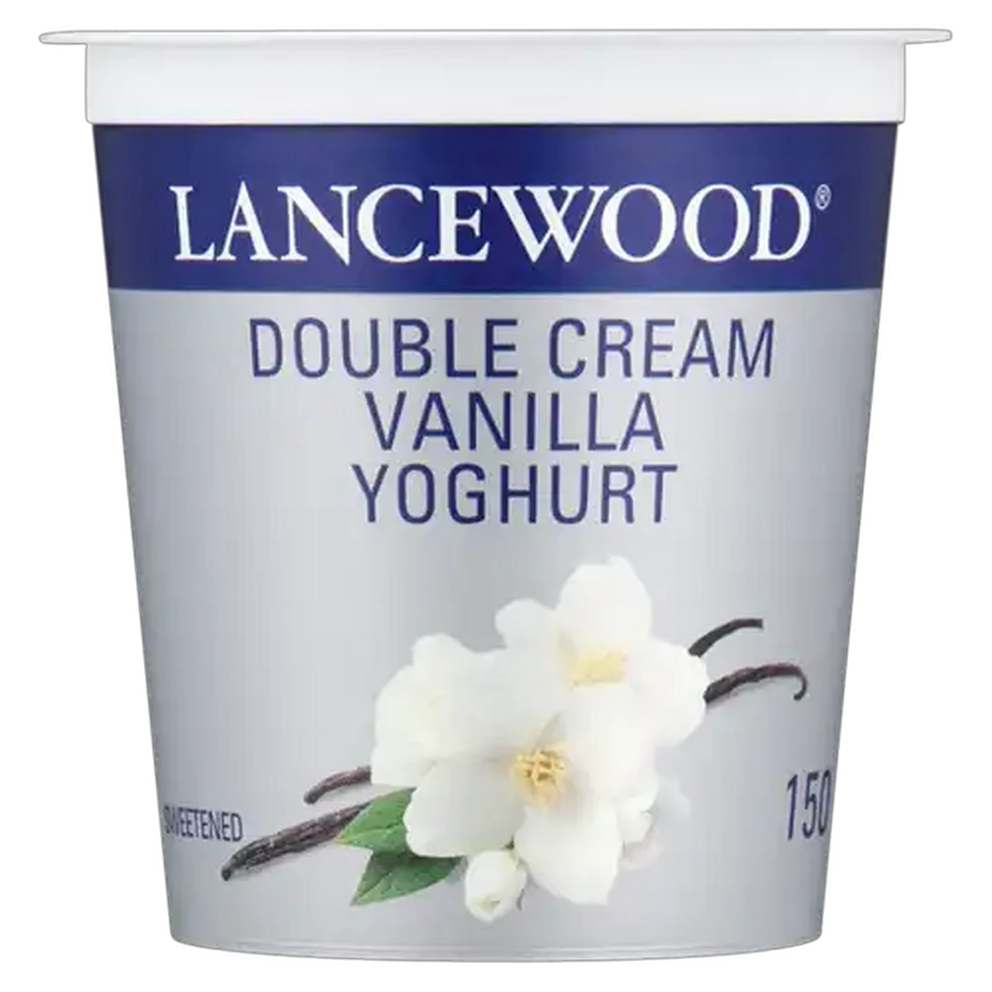 Image of LANCEWOOD Vanilla Flavoured Double Cream Yoghurt 150g