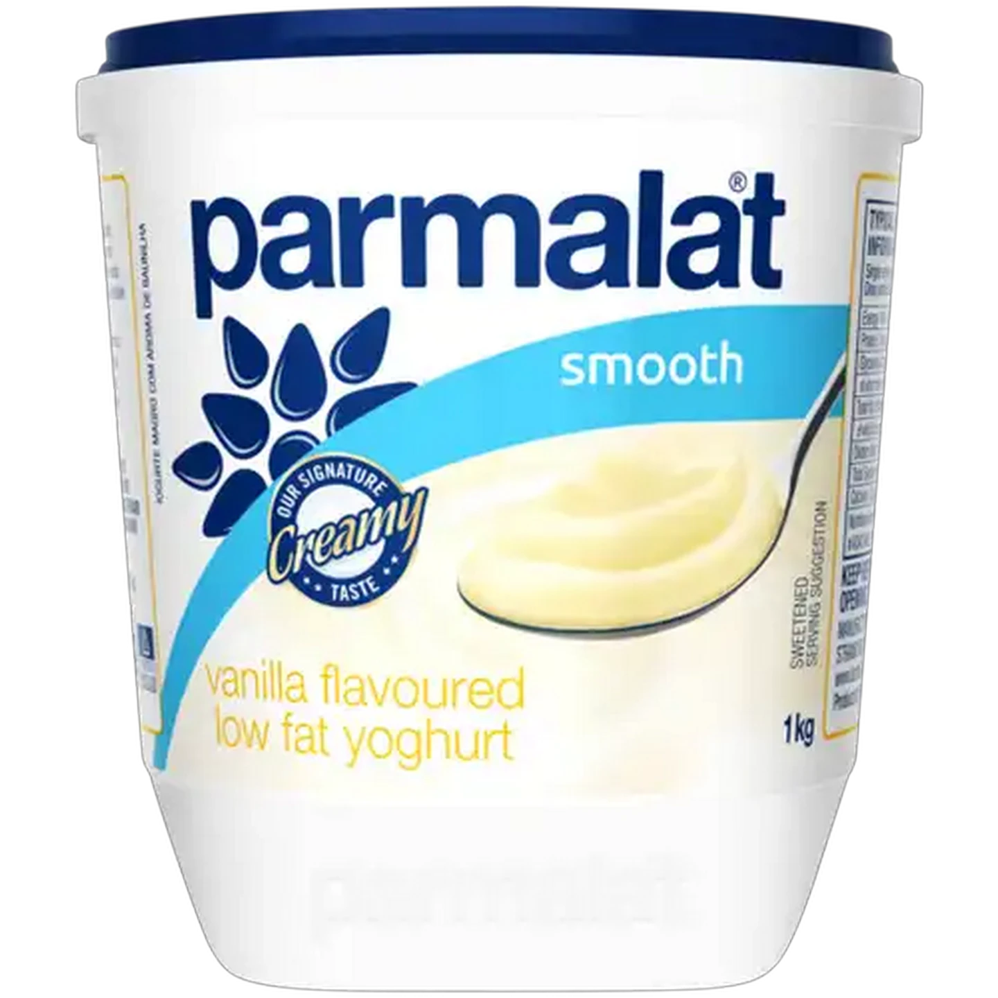 Image of Parmalat Low Fat Vanilla Flavoured Smooth Yoghurt 1kg