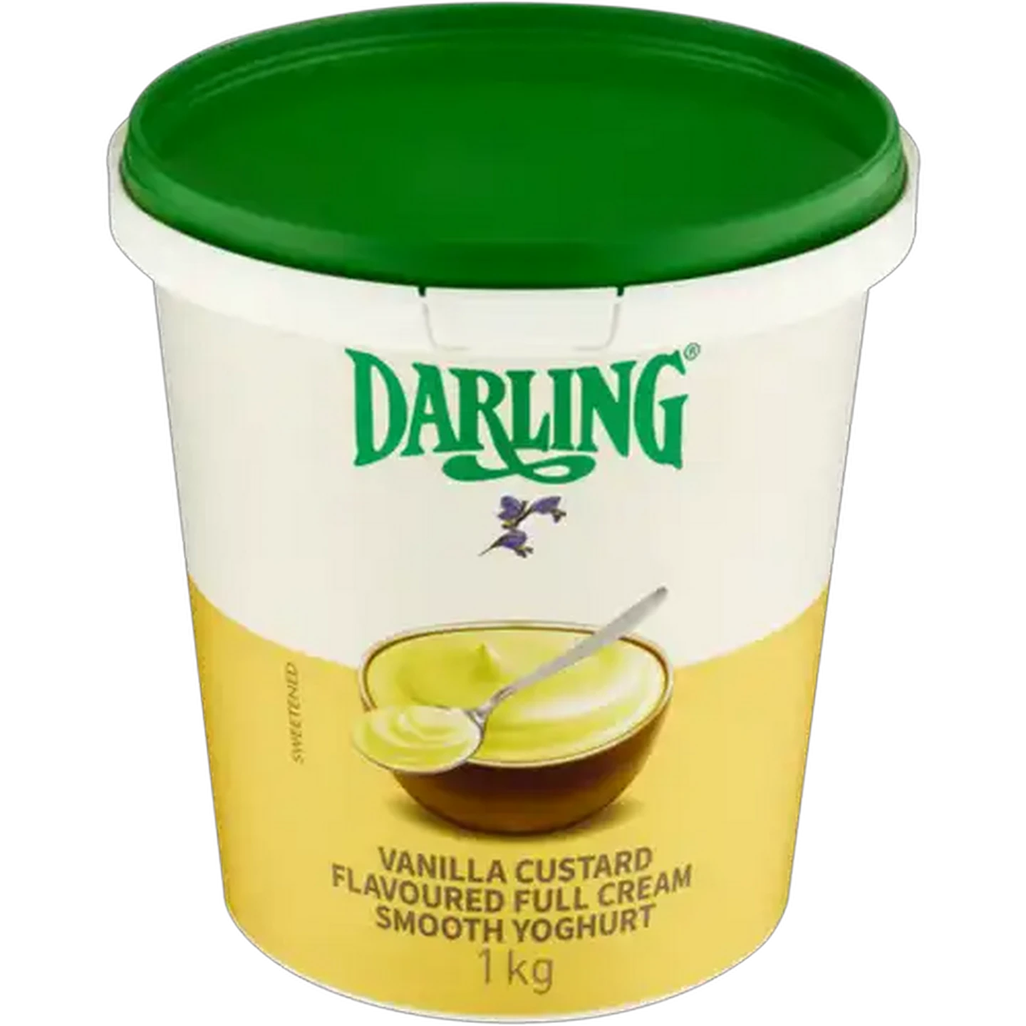 Image of Darling Thick & Creamy Vanilla Custard Flavoured Full Cream Smooth Yoghurt 1kg