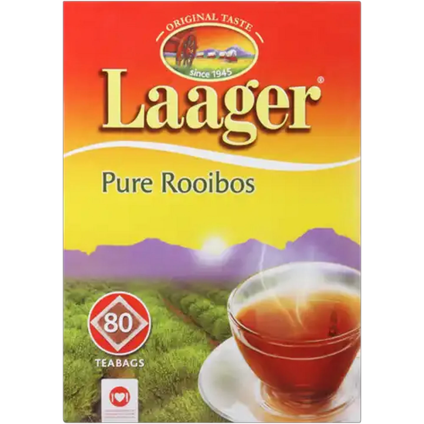 Image of Laager Pure Rooibos Teabags 80 Pack