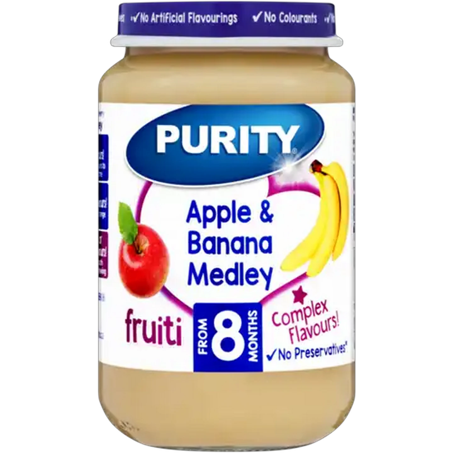Image of PURITY From 8 Months Apple & Banana Medley Fruiti 200ml