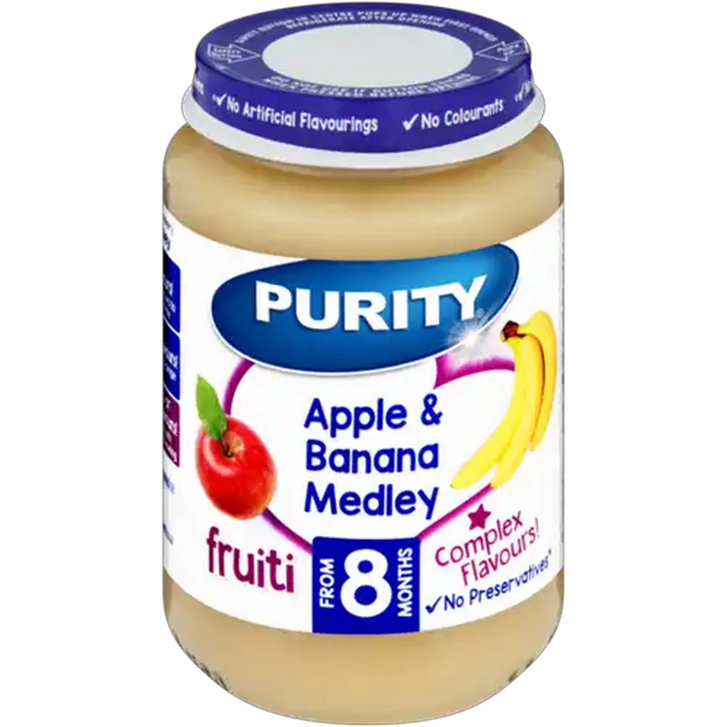Image of PURITY From 8 Months Apple & Banana Medley Fruiti 200ml