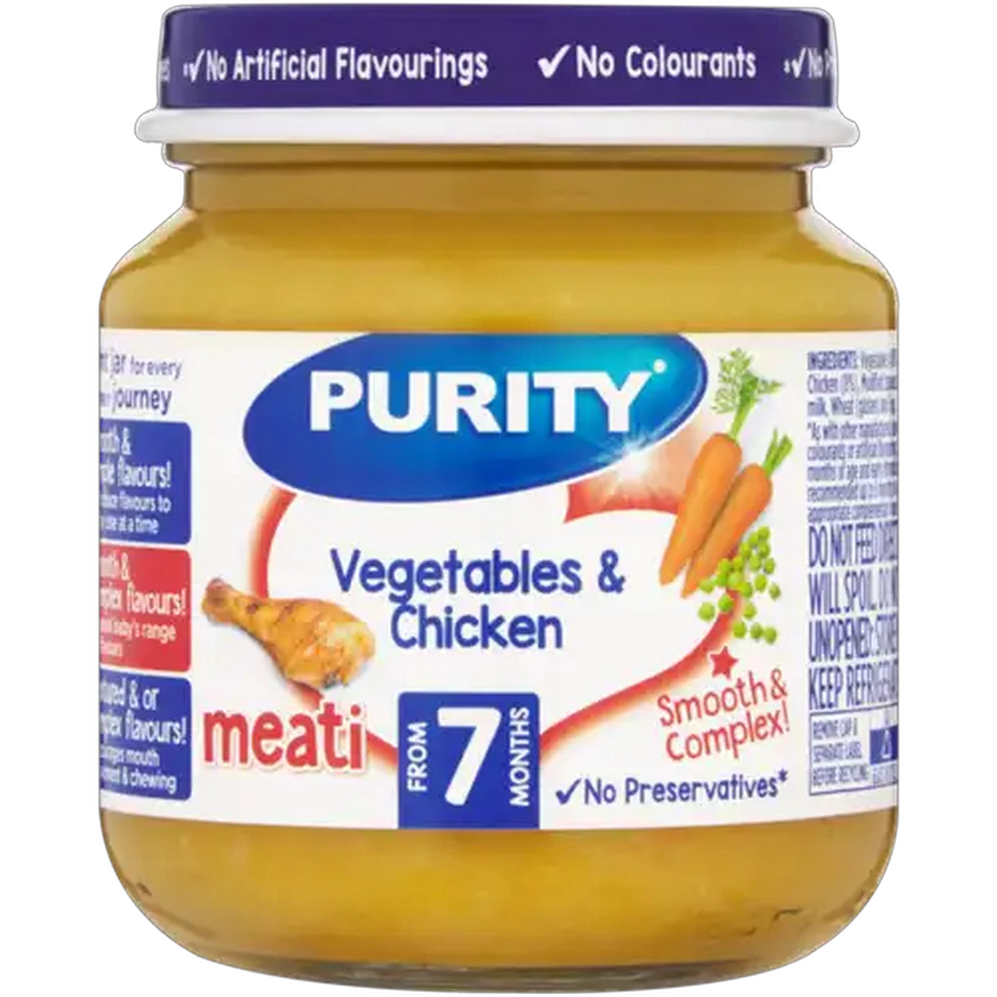 Image of PURITY From 7 Months Vegetables & Chicken Meati 125ml