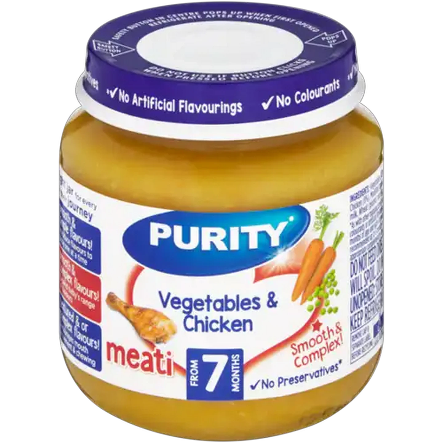 Image of PURITY From 7 Months Vegetables & Chicken Meati 125ml