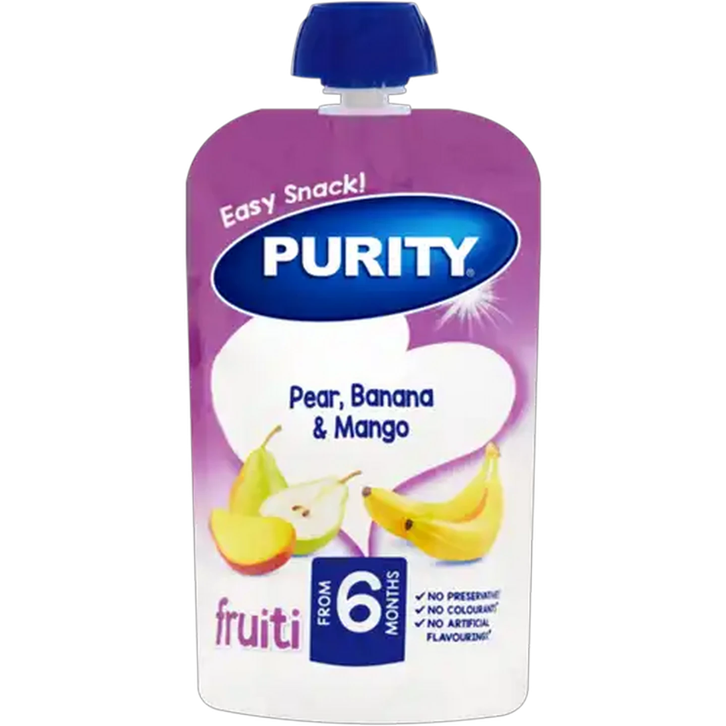 Image of PURITY From 6 Months Pear, Banana & Mango Fruiti 110ml