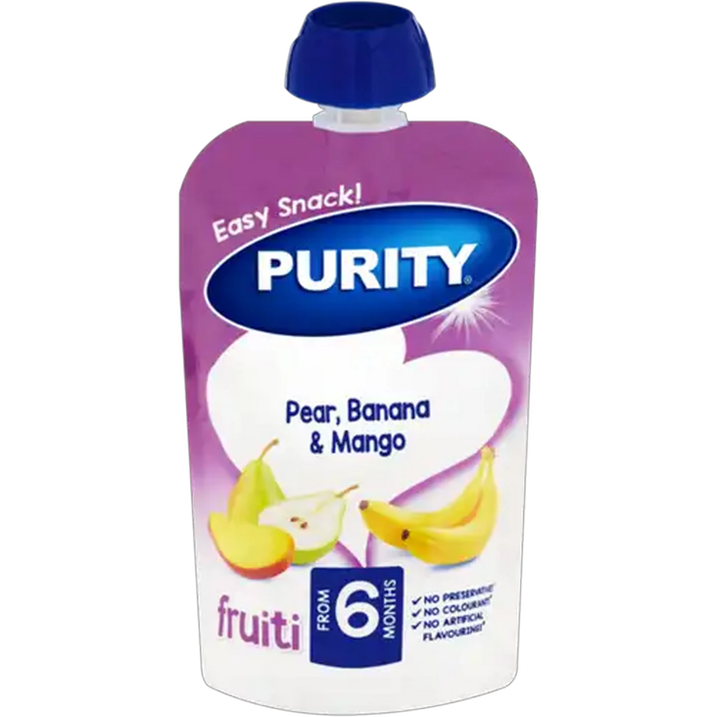 Image of PURITY From 6 Months Pear, Banana & Mango Fruiti 110ml