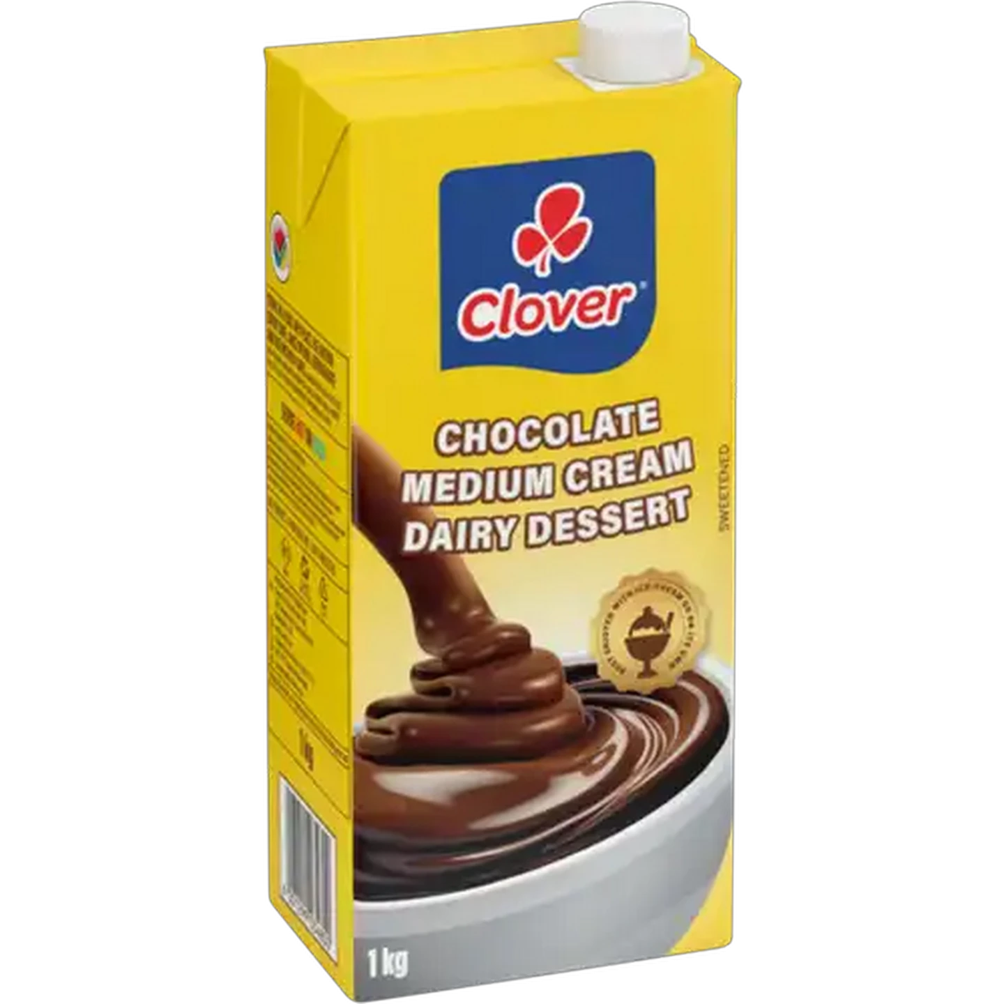 Image of Clover Chocolate Chocolate Medium Cream Dairy Dessert 1kg