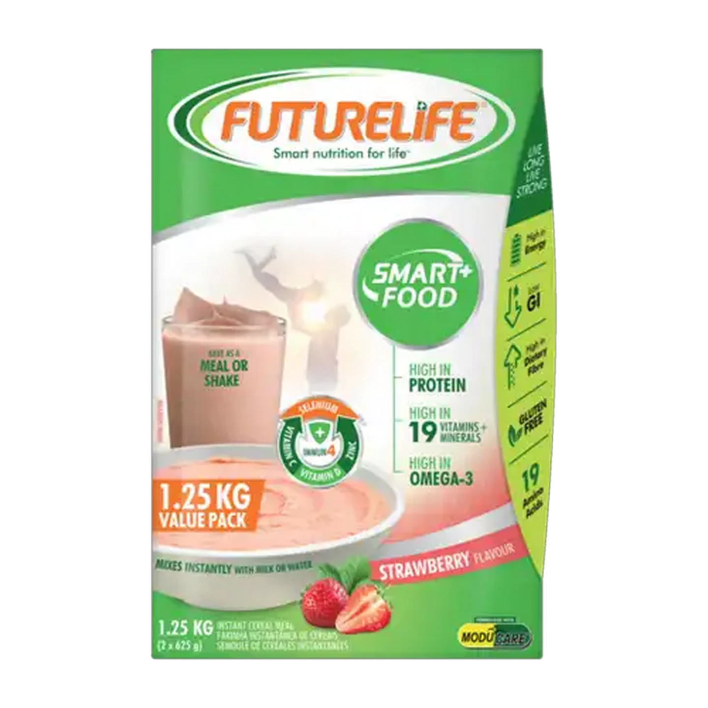 Image of FUTURELIFE Smart Food Strawberry Flavoured Cereal 1.25kg