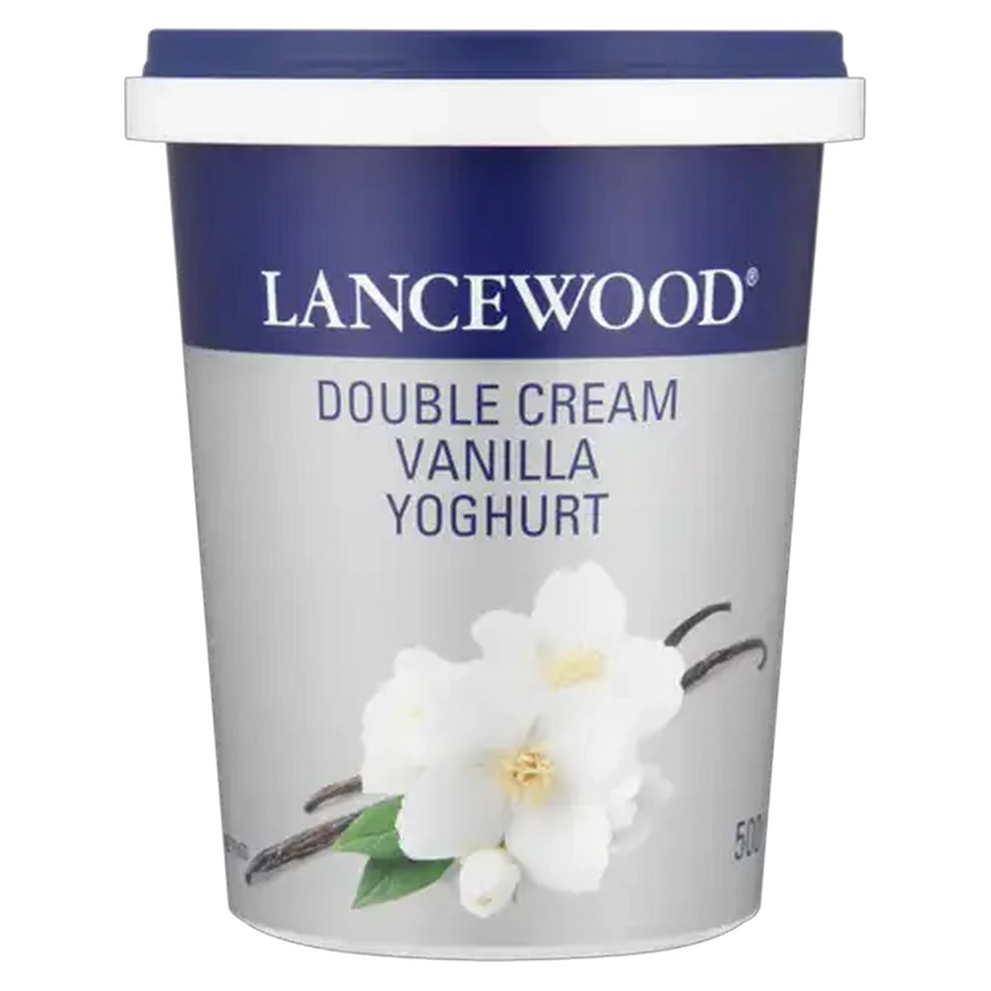 Image of LANCEWOOD Vanilla Flavoured Double Cream Yoghurt 500g