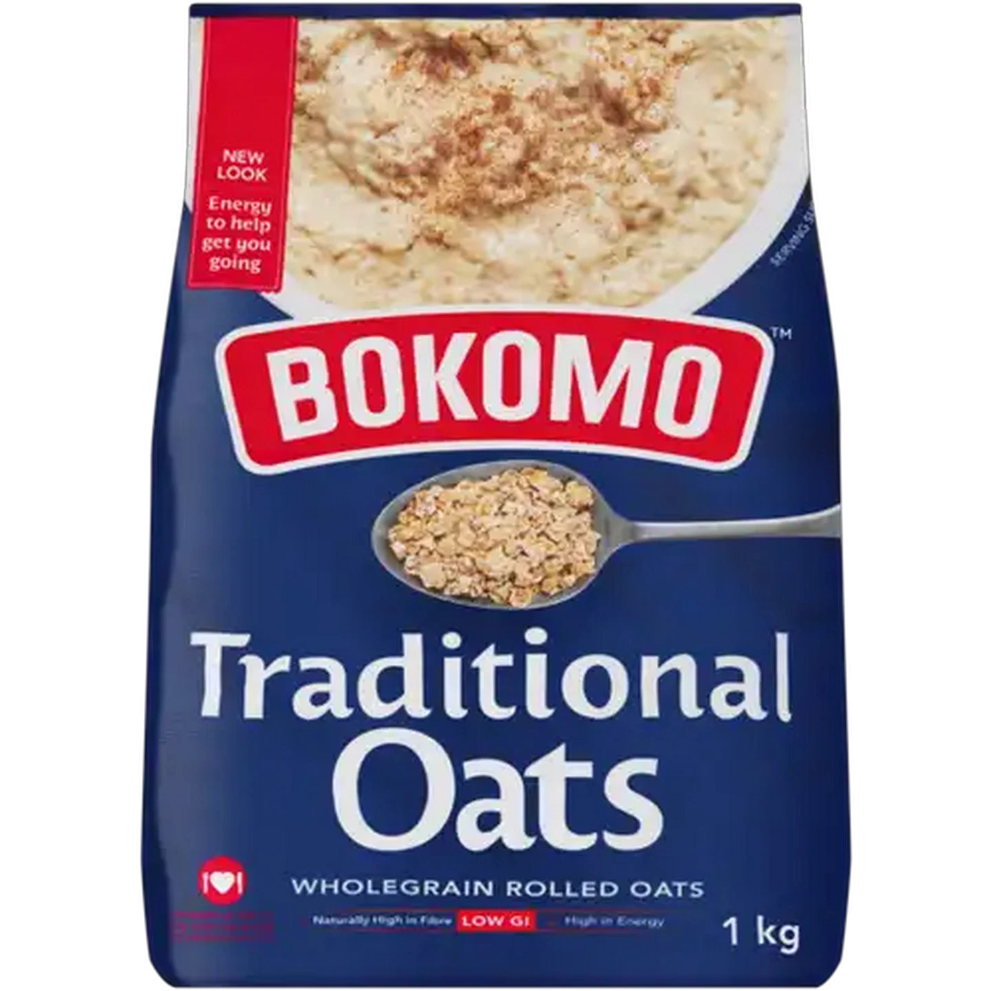 Image of Bokomo Traditional Wholegrain Rolled Oats 1kg