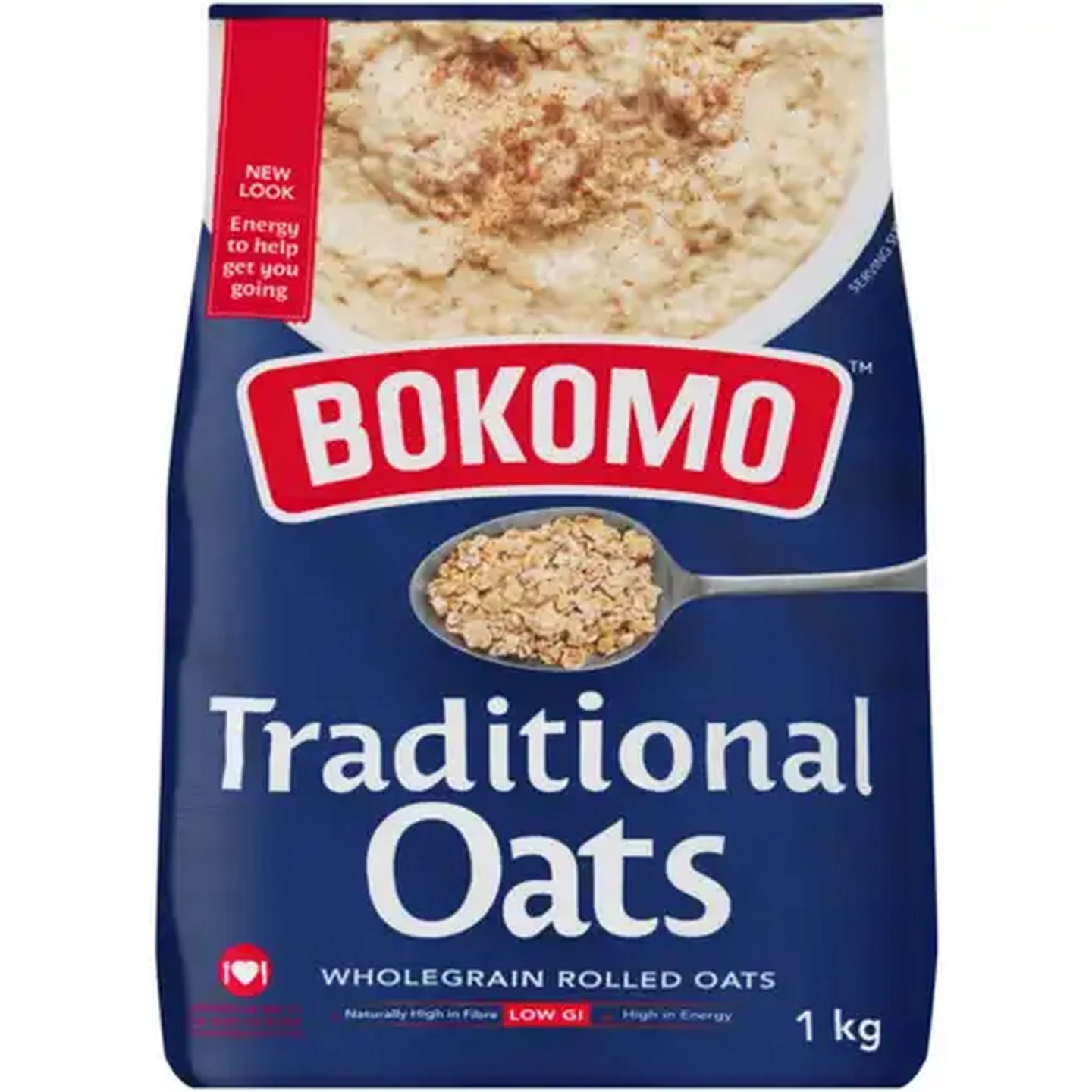 Image of Bokomo Traditional Wholegrain Rolled Oats 1kg