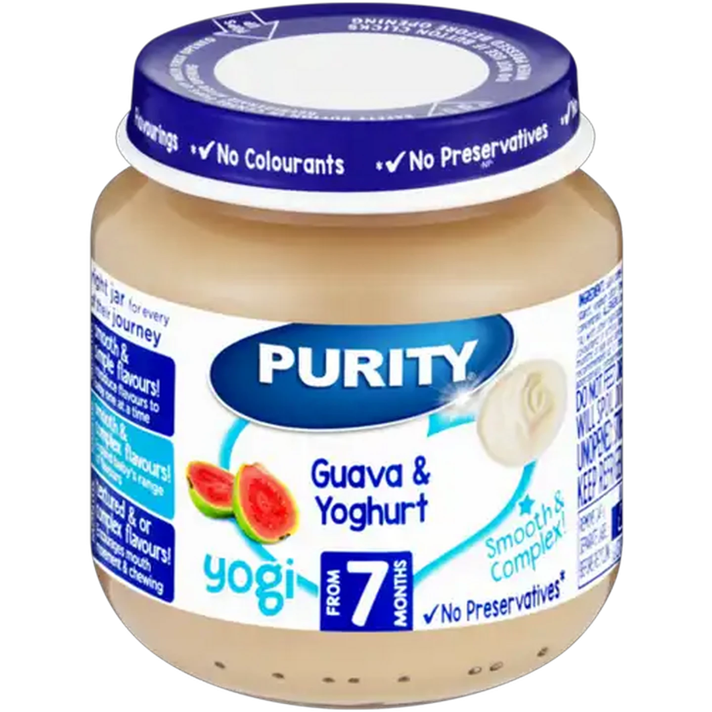 Image of PURITY From 7 Months Guava & Yoghurt Yogi 125ml