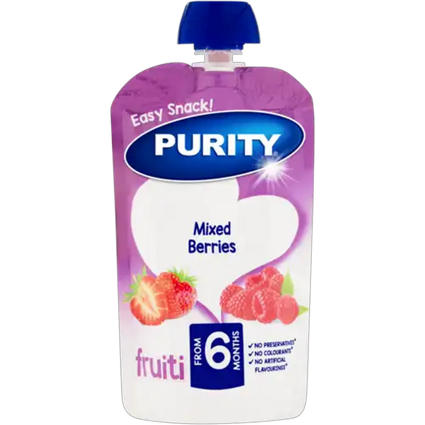 Image of PURITY Mixed Berries Fruit Puree 6 Months+ 110ml