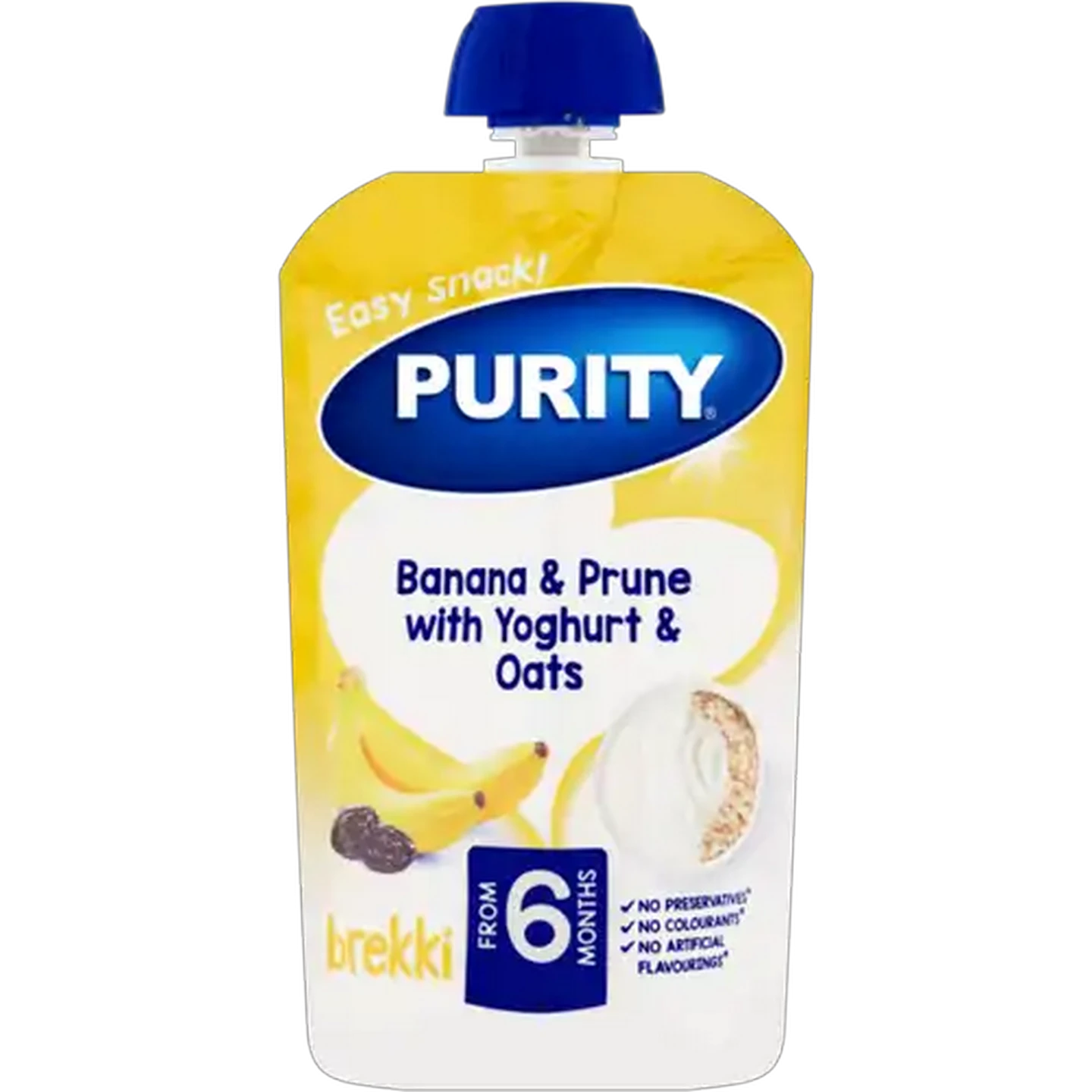 Image of PURITY From 6 Months Banana & Prune with Yoghurt & Oats Brekki 110ml